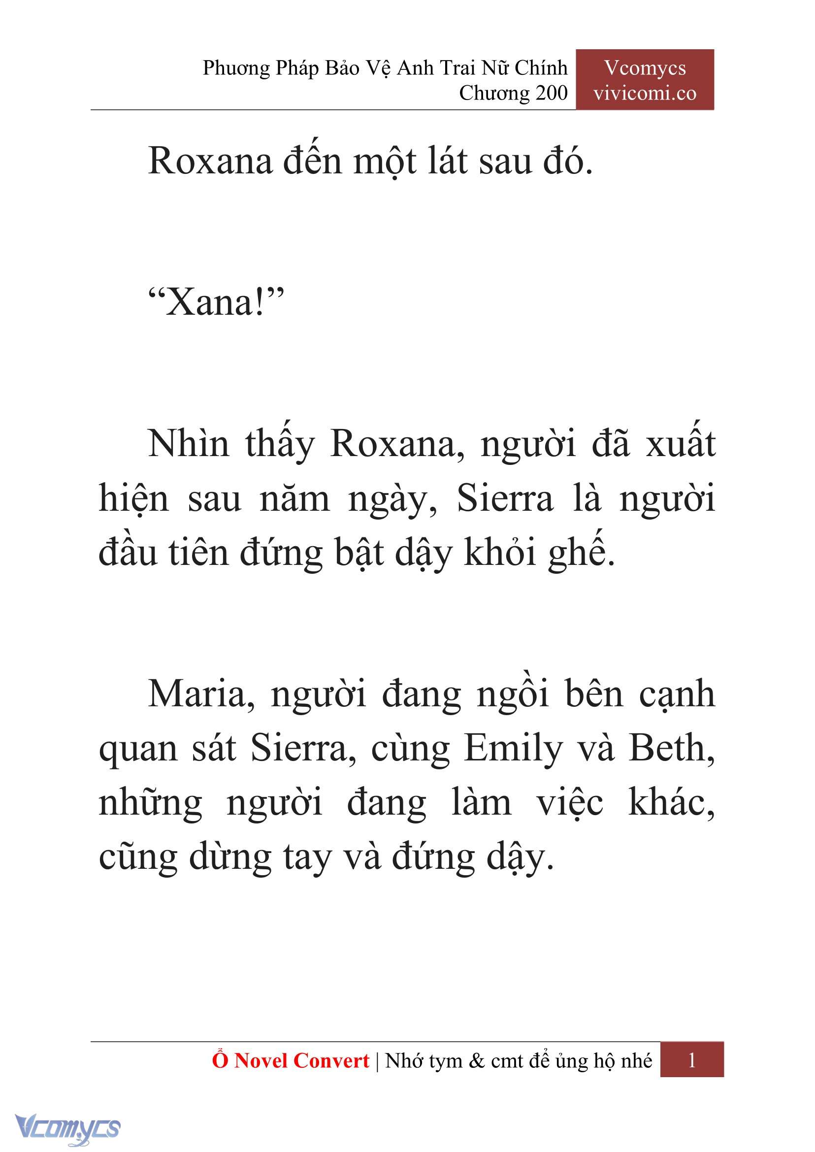 [Novel] Phương Pháp Bảo Vệ Anh Trai Nữ Chính Chap 200 - Trang 2