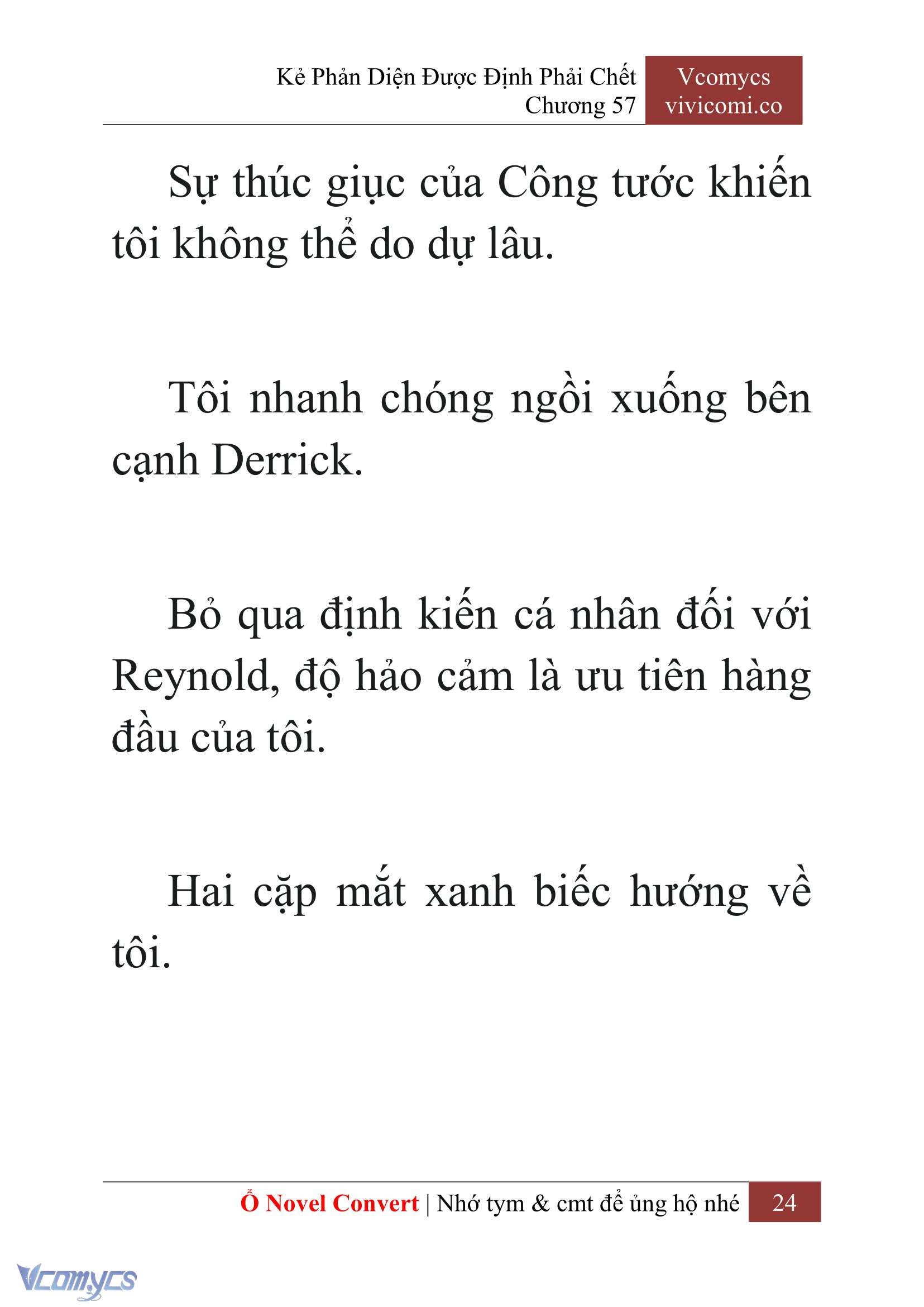 [Novel] Kẻ Phản Diện Được Định Phải Chết Chap 57 - Trang 2