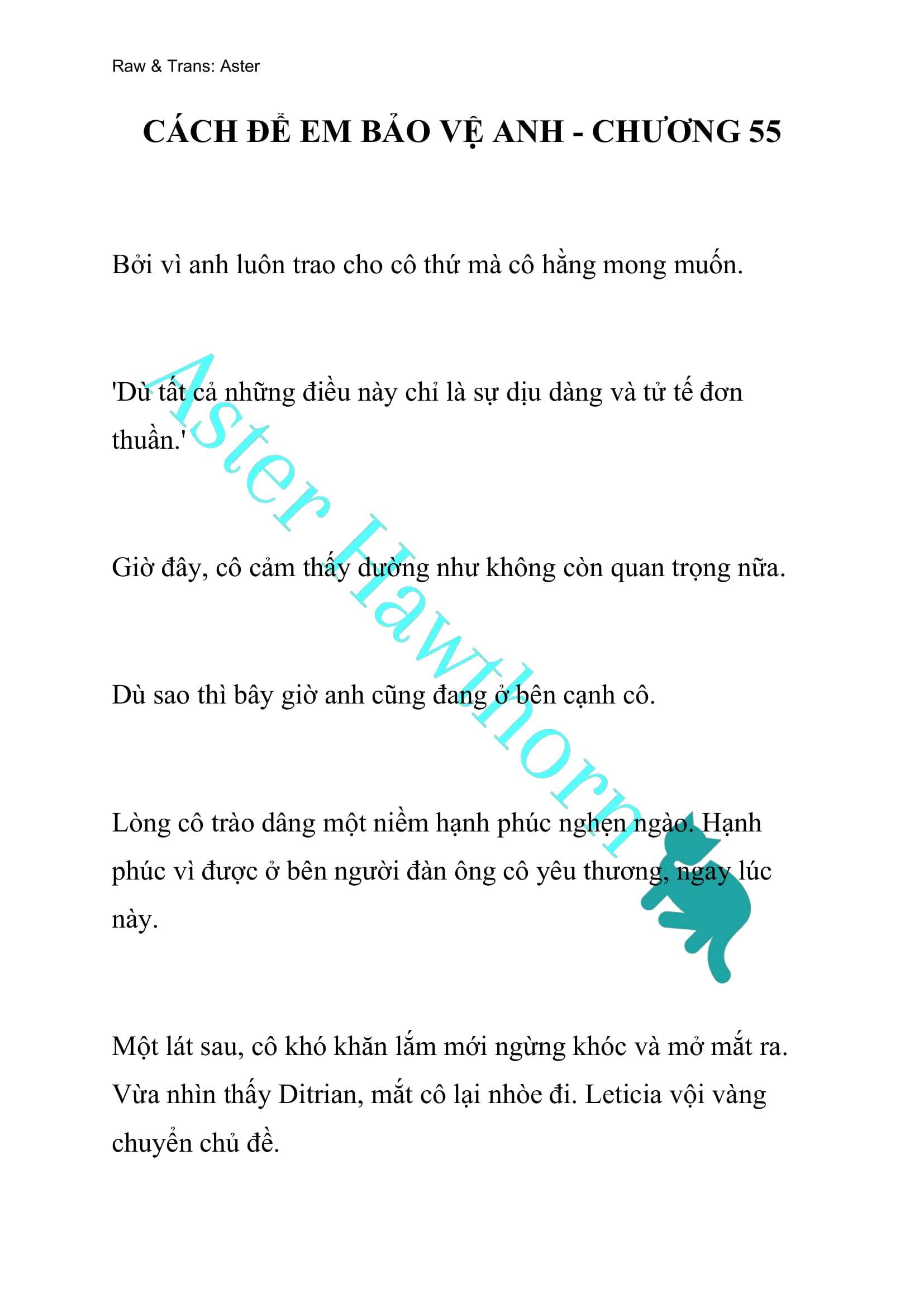 [NOVEL] Cách Để Em Bảo Vệ Anh Chap 55 - Trang 2