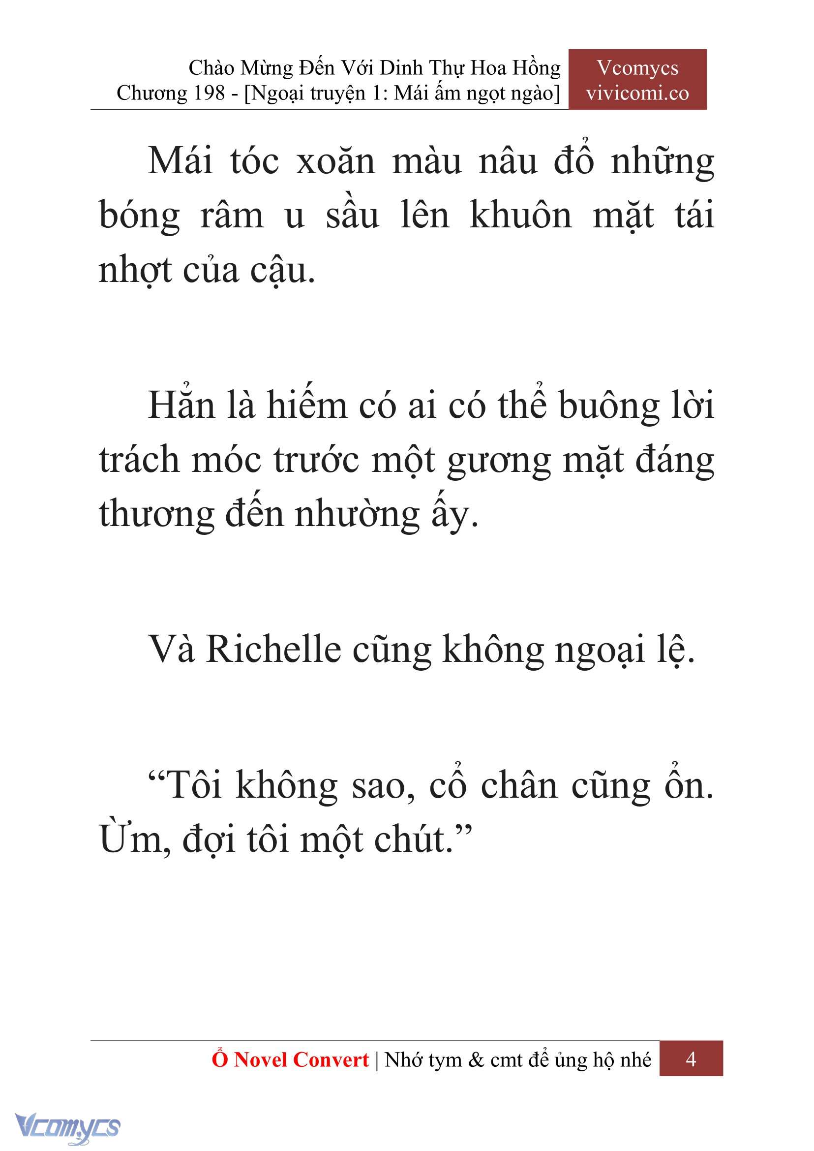 [Novel] Chào Mừng Đến Với Dinh Thự Hoa Hồng Chap 198 - Trang 2