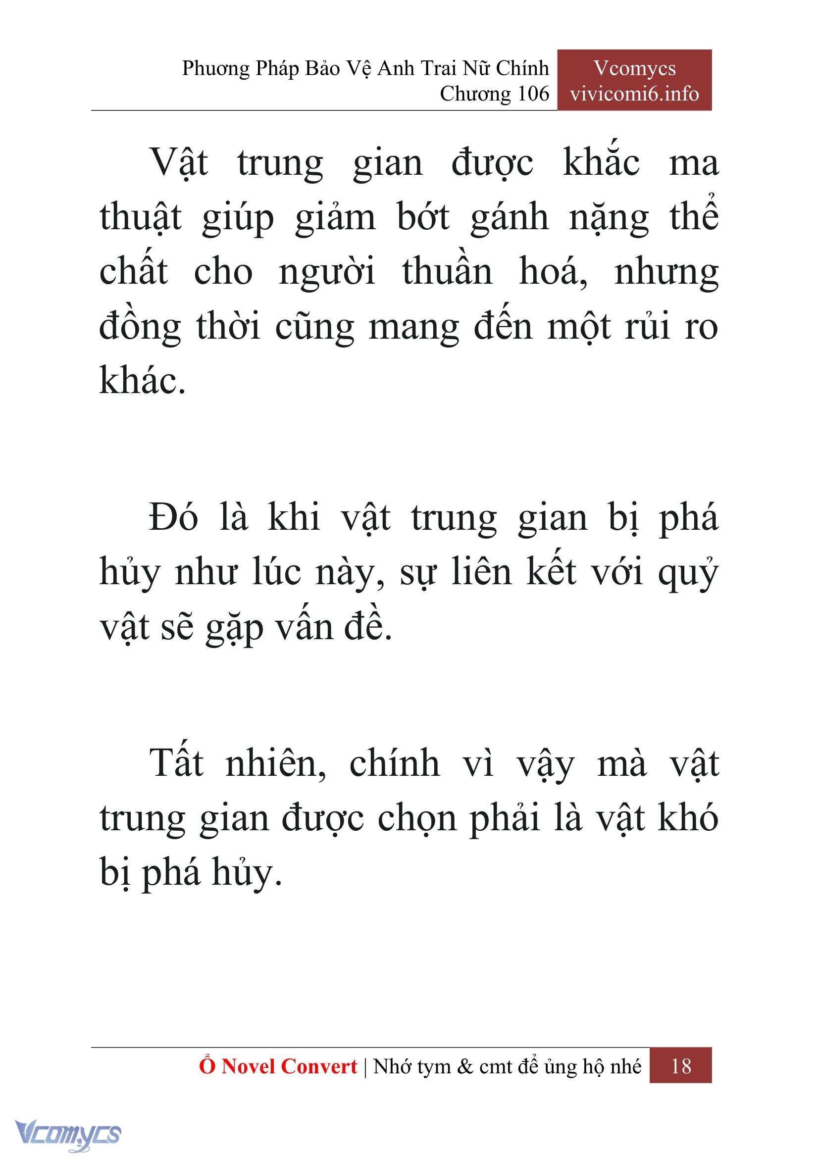 [Novel] Phương Pháp Bảo Vệ Anh Trai Nữ Chính Chap 106 - Trang 2