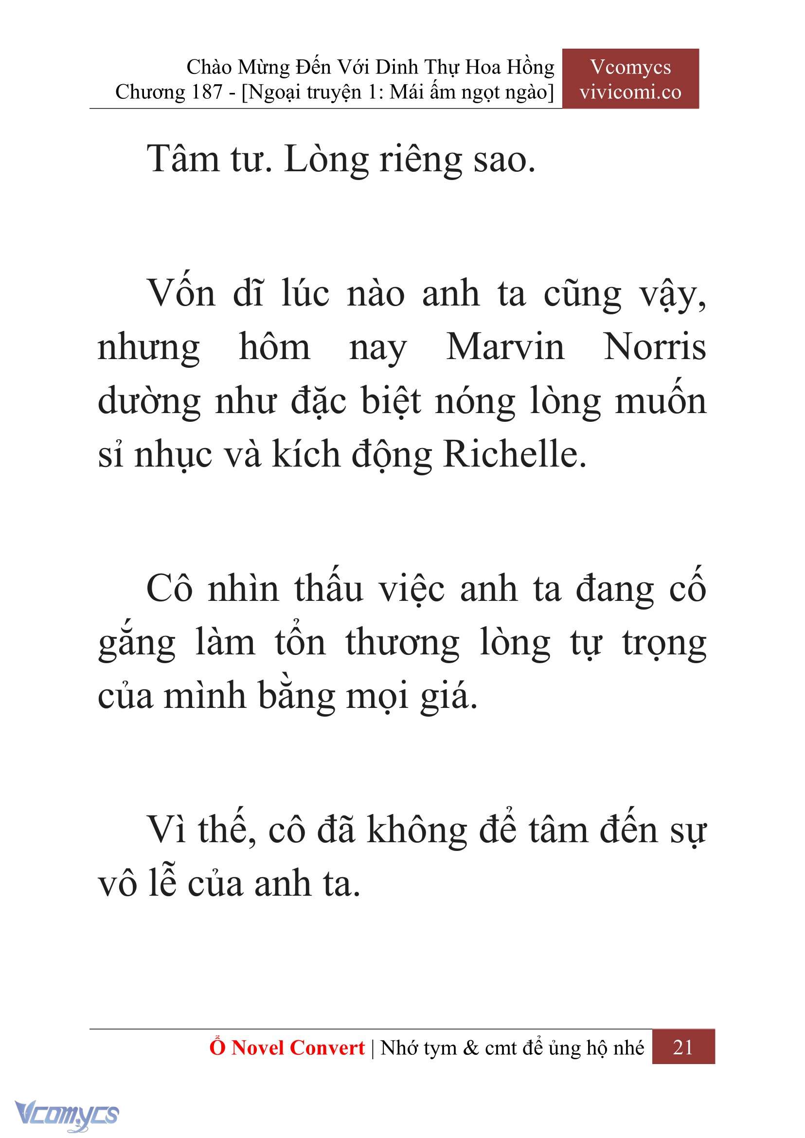 [Novel] Chào Mừng Đến Với Dinh Thự Hoa Hồng Chap 187 - Trang 2