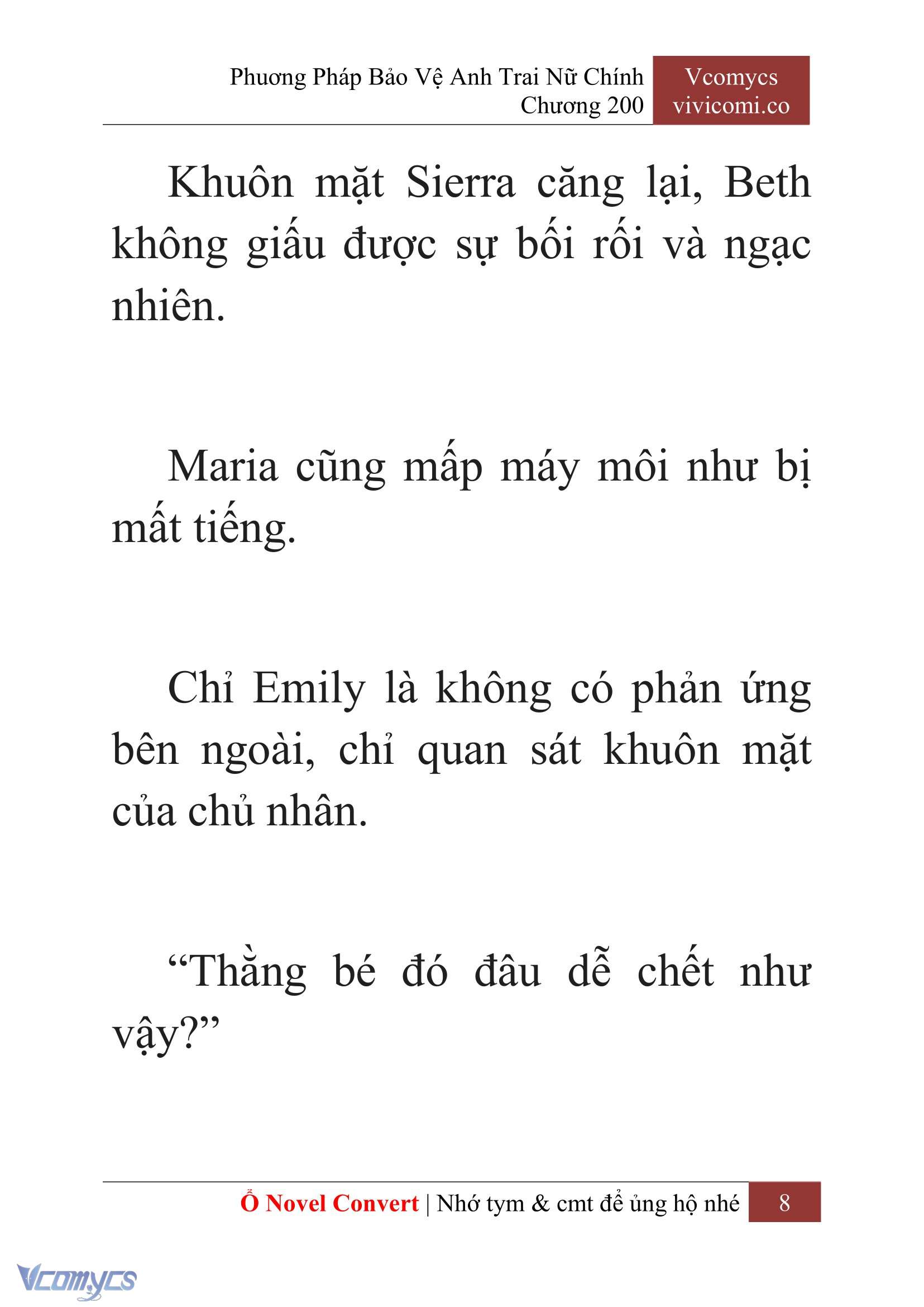 [Novel] Phương Pháp Bảo Vệ Anh Trai Nữ Chính Chap 200 - Trang 2