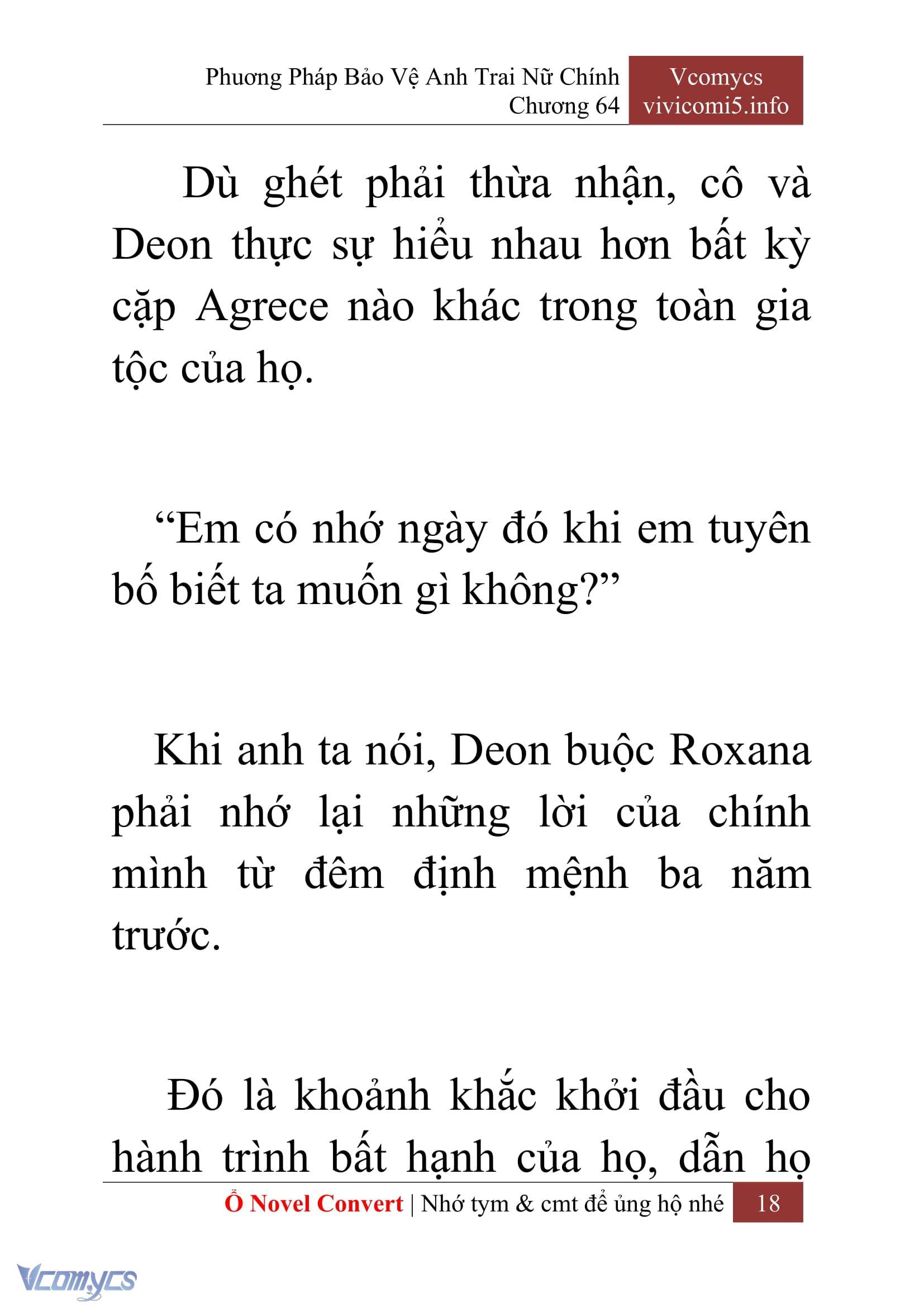 [Novel] Phương Pháp Bảo Vệ Anh Trai Nữ Chính Chap 64 - Trang 2