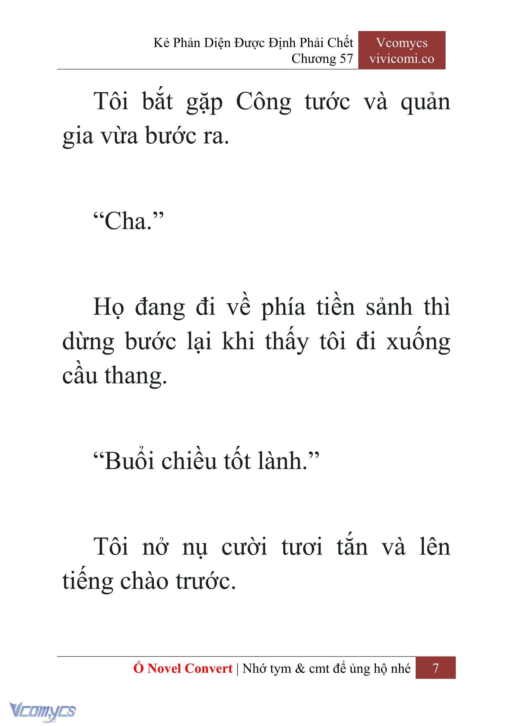 [Novel] Kẻ Phản Diện Được Định Phải Chết Chap 57 - Trang 2