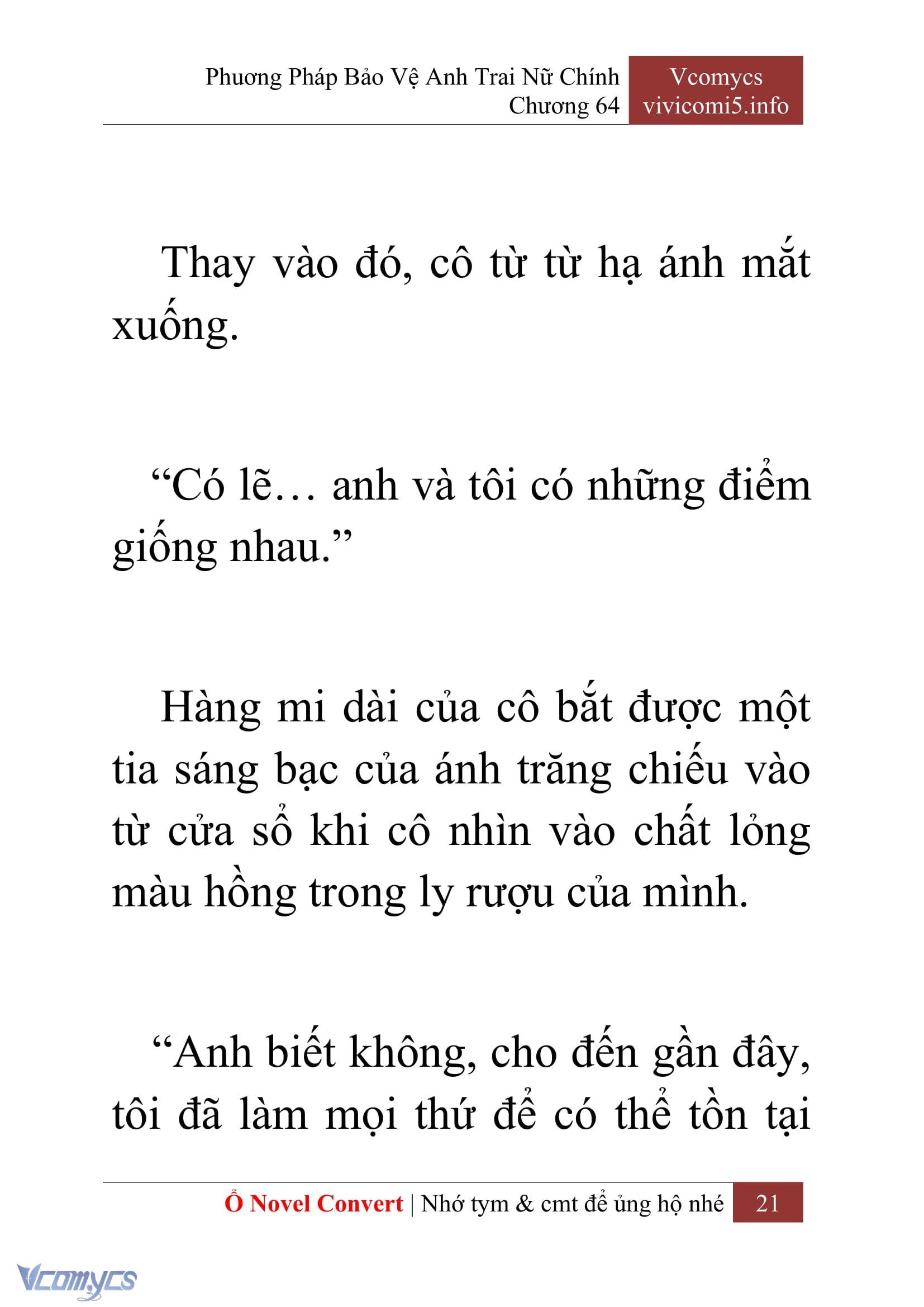 [Novel] Phương Pháp Bảo Vệ Anh Trai Nữ Chính Chap 64 - Trang 2