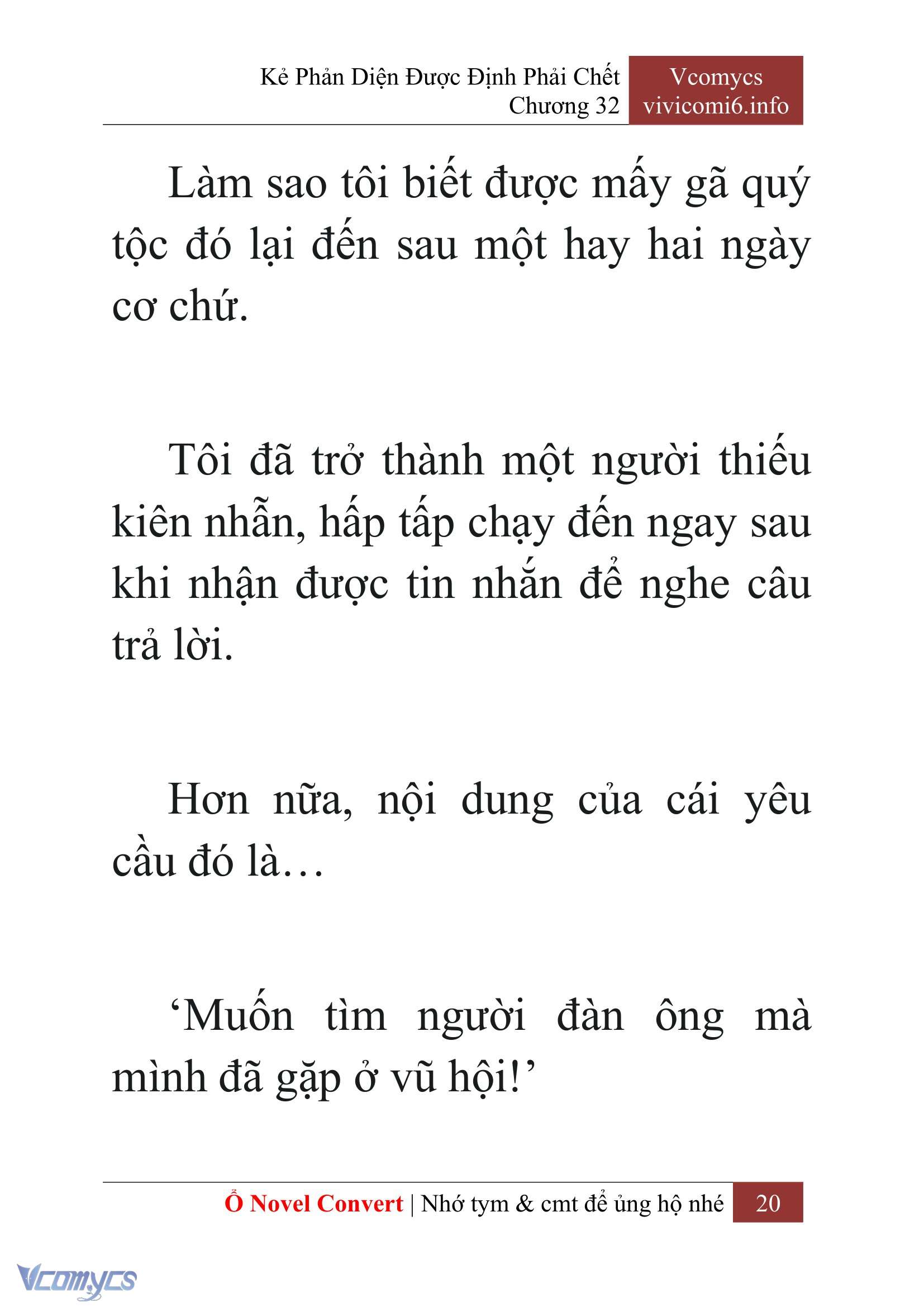 [Novel] Kẻ Phản Diện Được Định Phải Chết Chap 32 - Trang 2