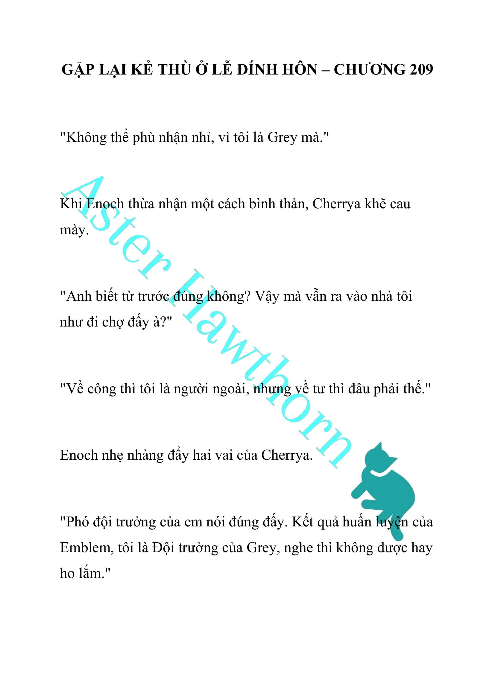 [NOVEL] Gặp Lại Kẻ Thù Ở Lễ Đính Hôn Chap 209 - Trang 2