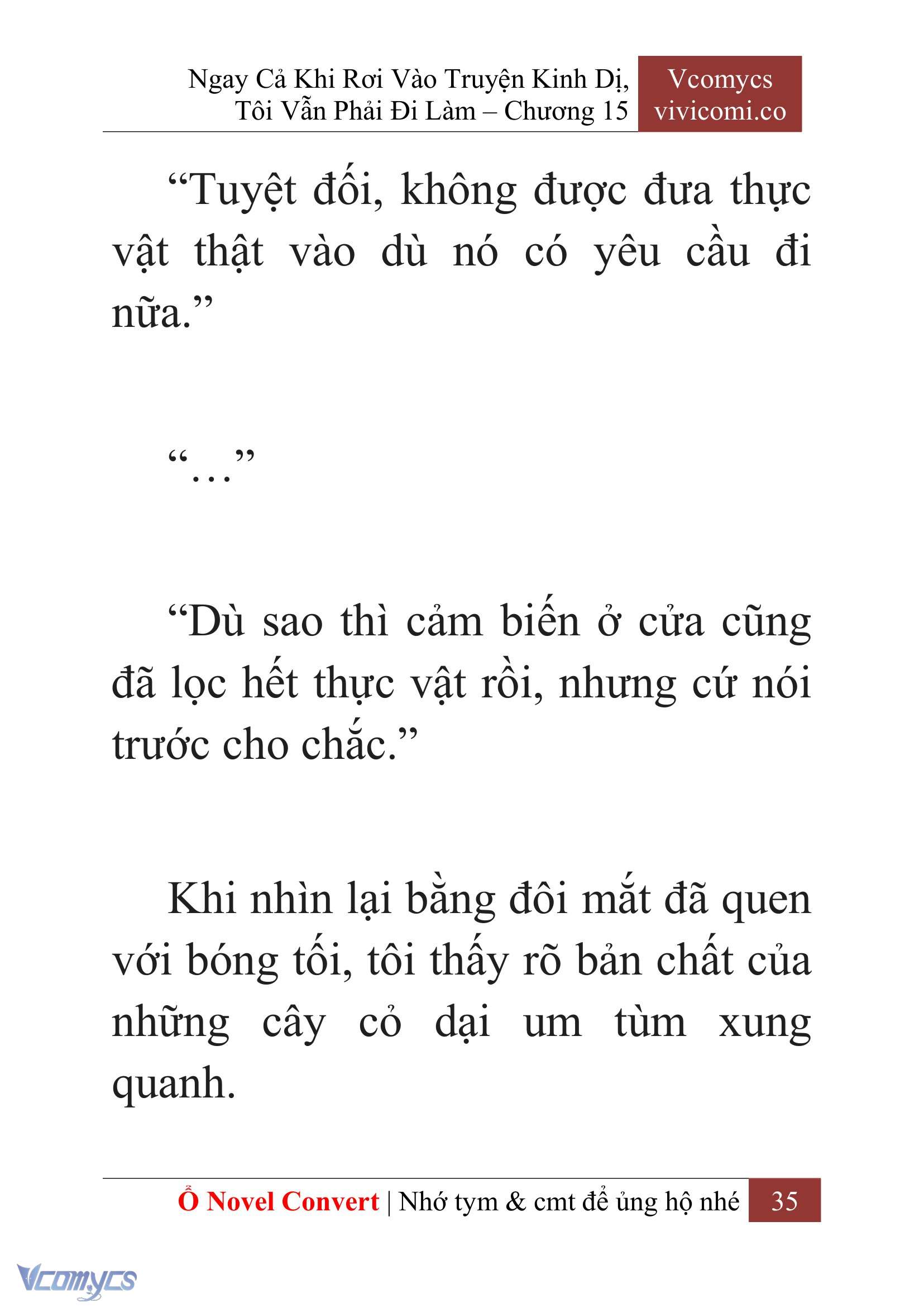 [Novel] Ngay Cả Khi Rơi Vào Truyện Kinh Dị, Tôi Vẫn Phải Đi Làm Chap 15 - Trang 2