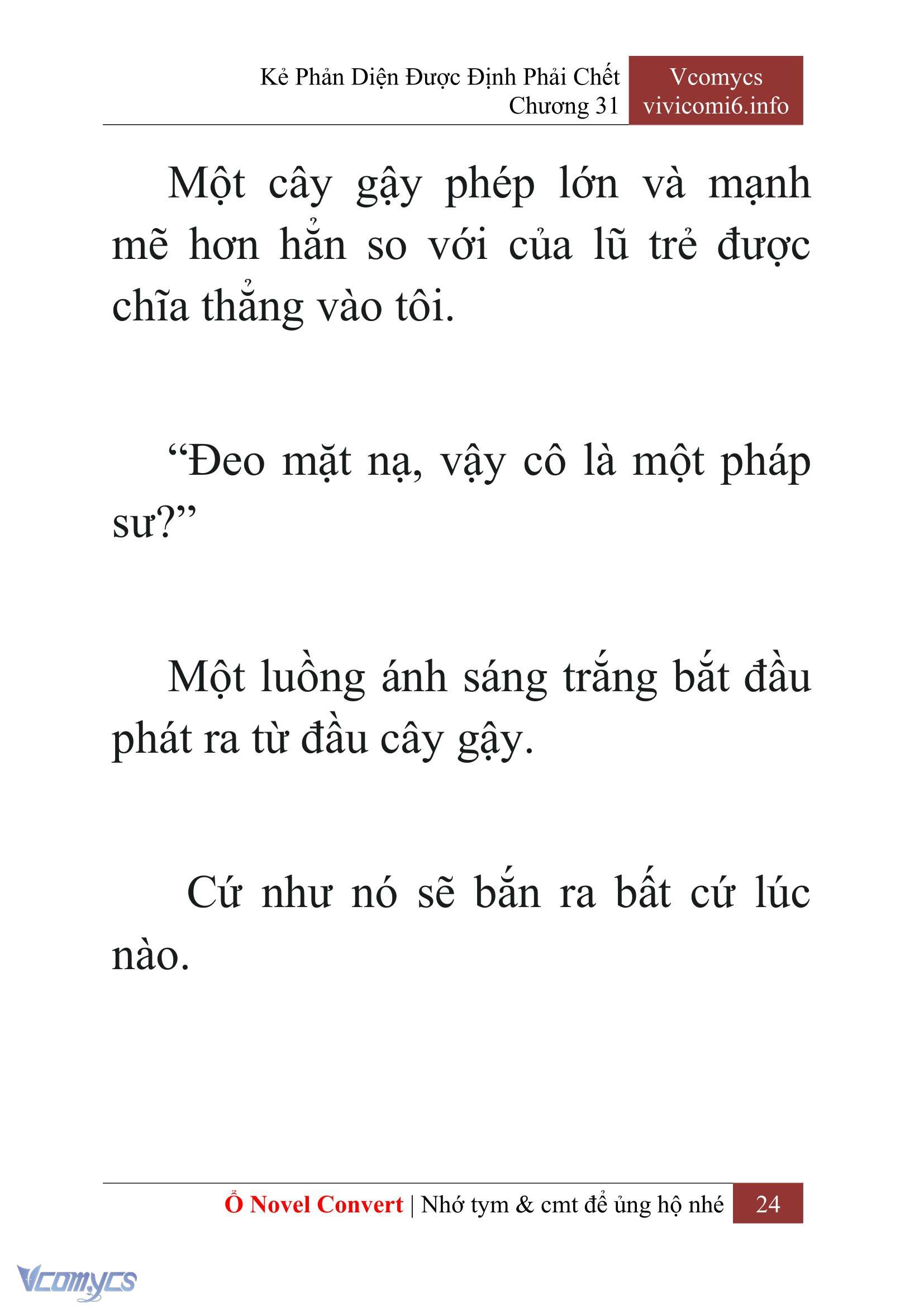 [Novel] Kẻ Phản Diện Được Định Phải Chết Chap 31 - Trang 2