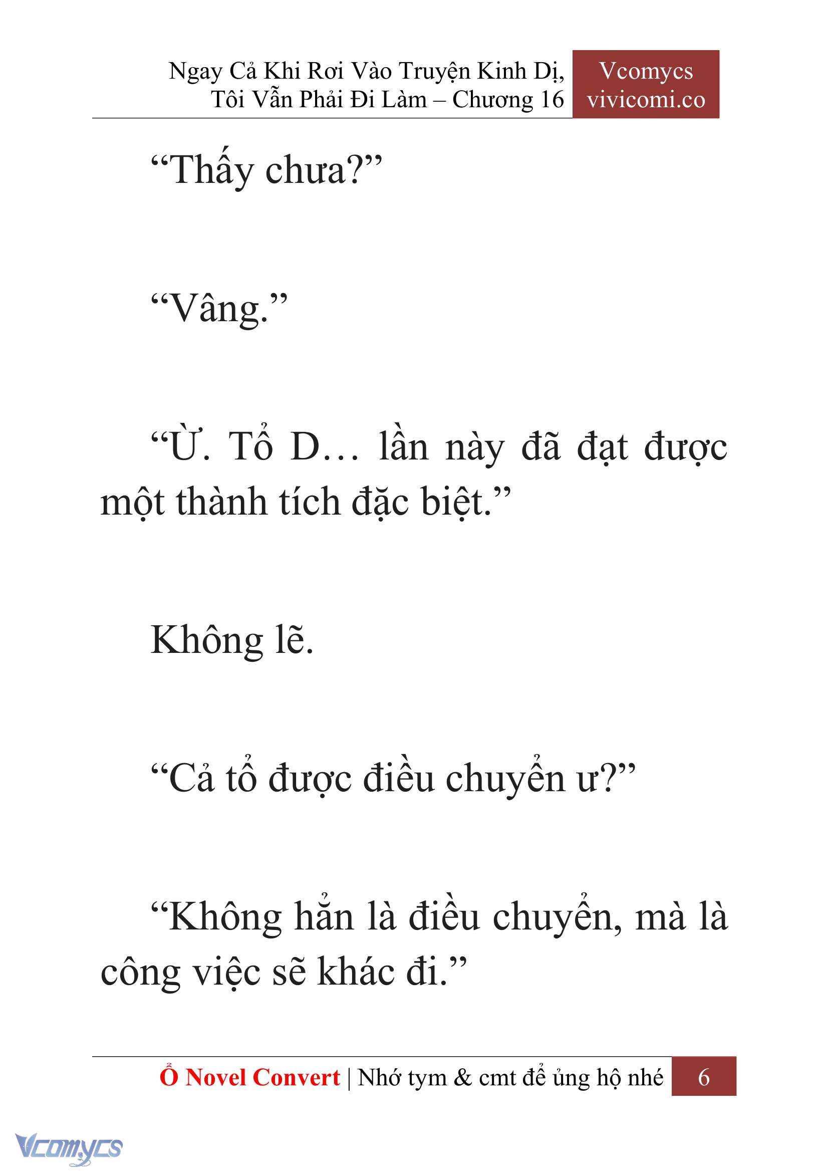[Novel] Ngay Cả Khi Rơi Vào Truyện Kinh Dị, Tôi Vẫn Phải Đi Làm Chap 16 - Trang 2