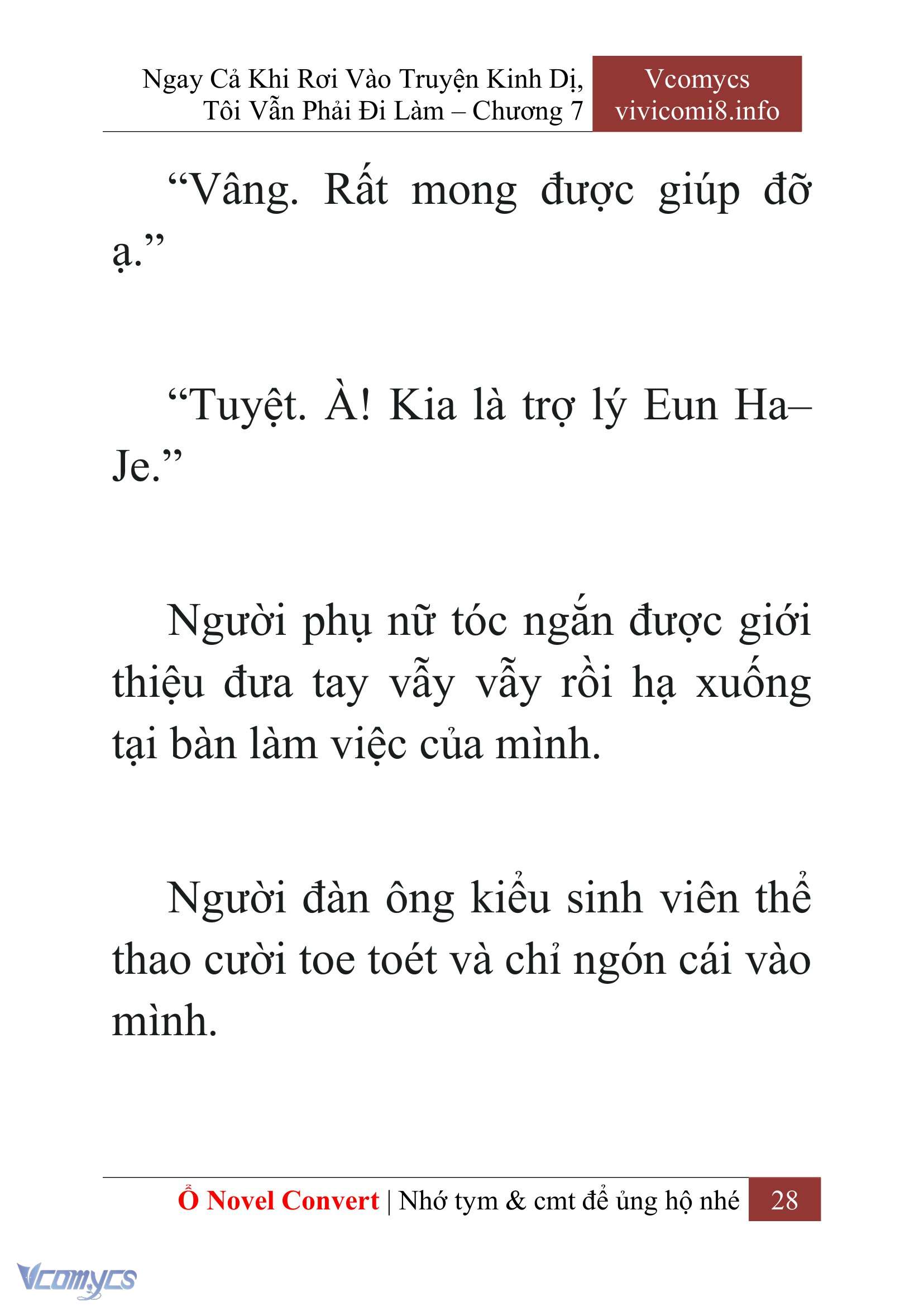 [Novel] Ngay Cả Khi Rơi Vào Truyện Kinh Dị, Tôi Vẫn Phải Đi Làm Chap 7 - Trang 2
