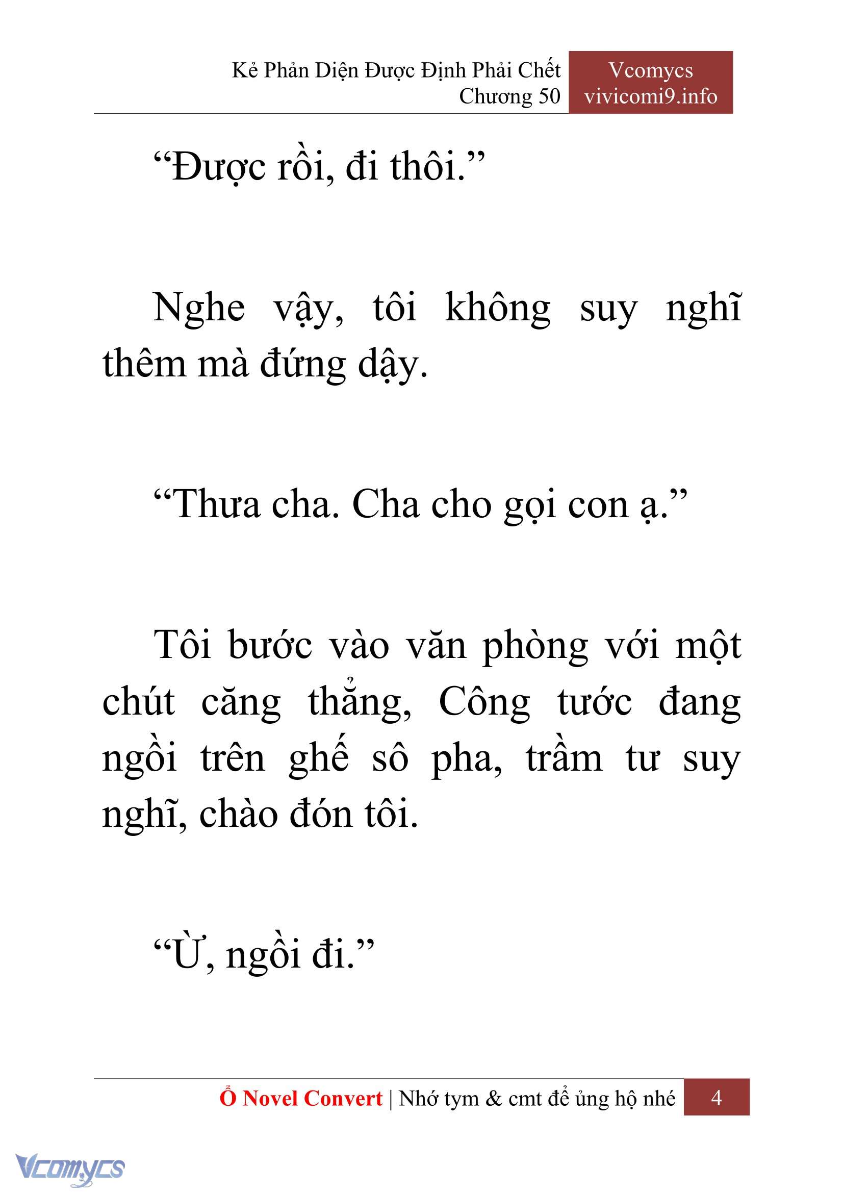 [Novel] Kẻ Phản Diện Được Định Phải Chết Chap 50 - Trang 2