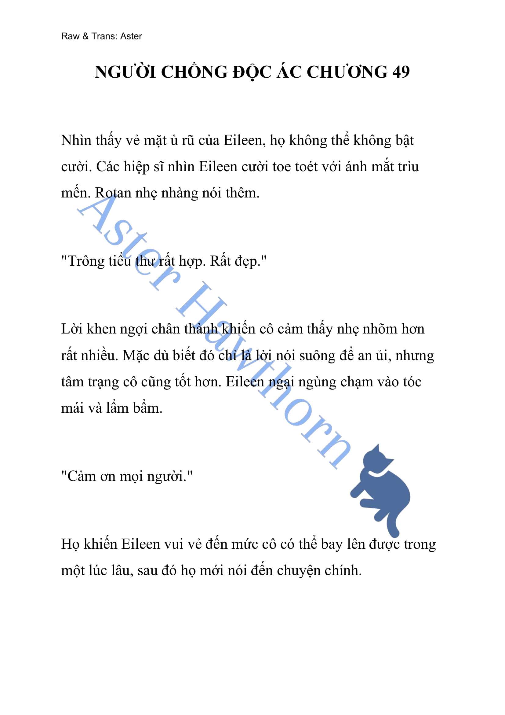 [NOVEL] Người Chồng Độc Ác Chap 49 - Trang 2