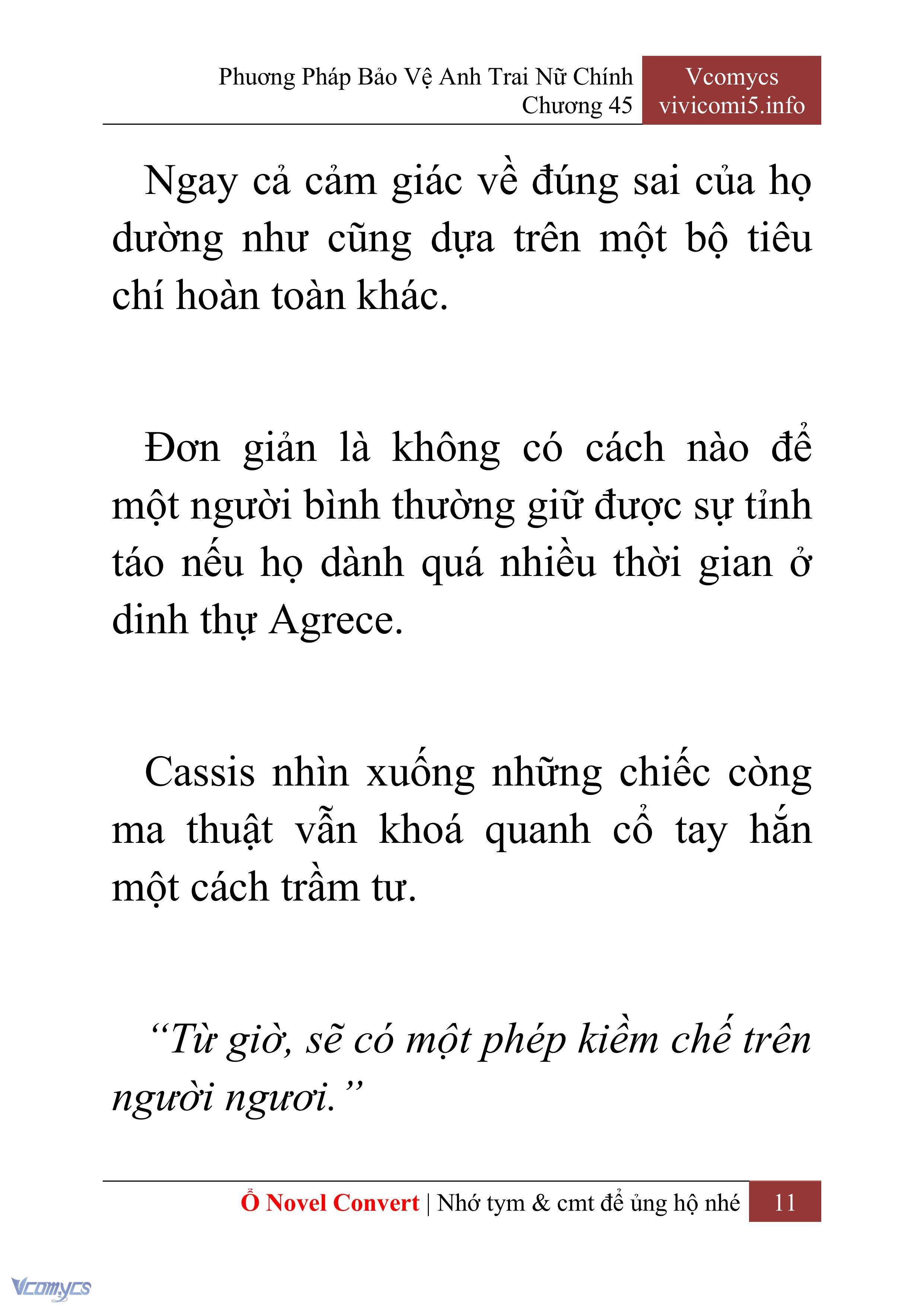 [Novel] Phương Pháp Bảo Vệ Anh Trai Nữ Chính Chap 45 - Trang 2