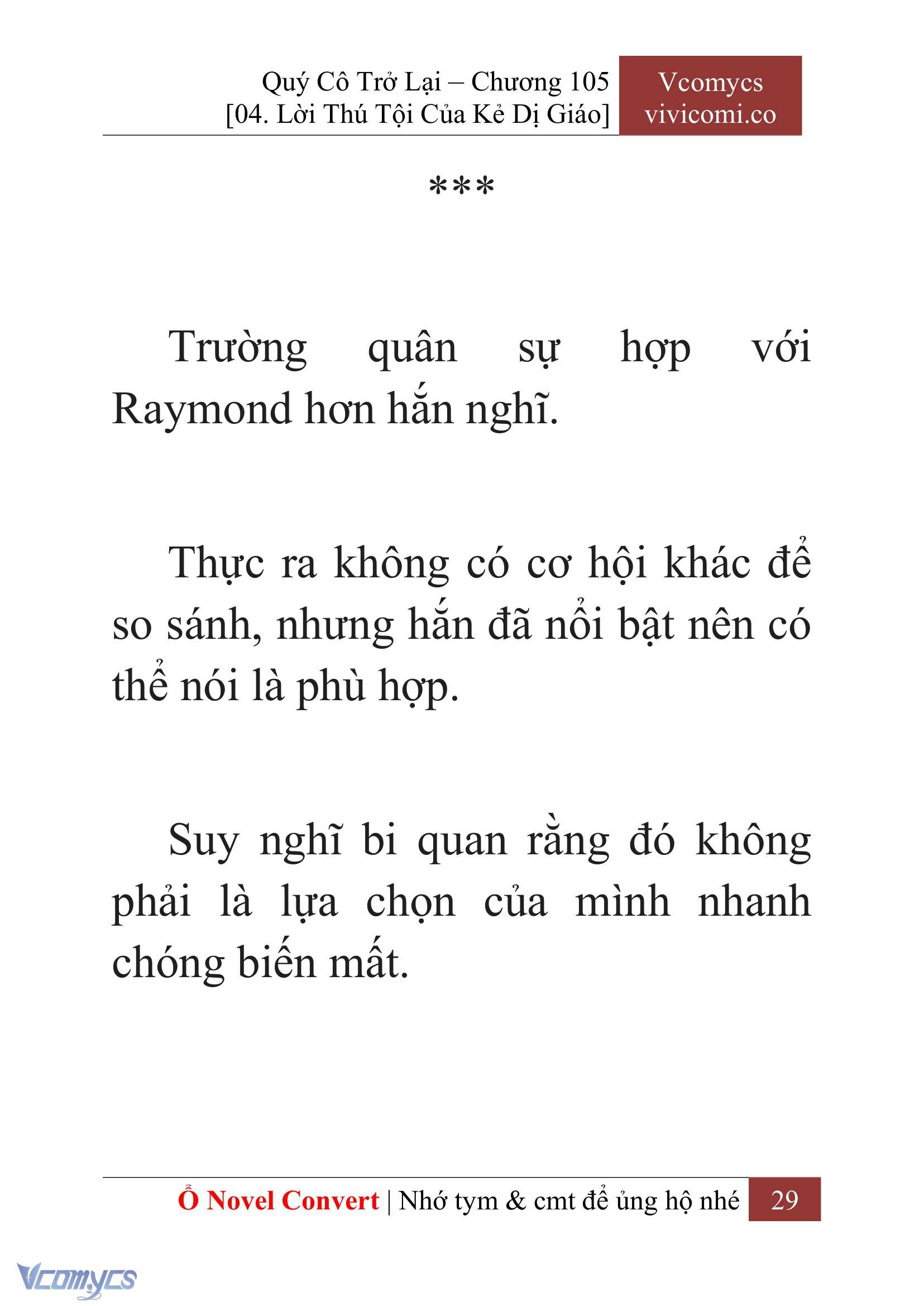 [Novel] Quý Cô Trở Lại Chap 105 - Trang 2