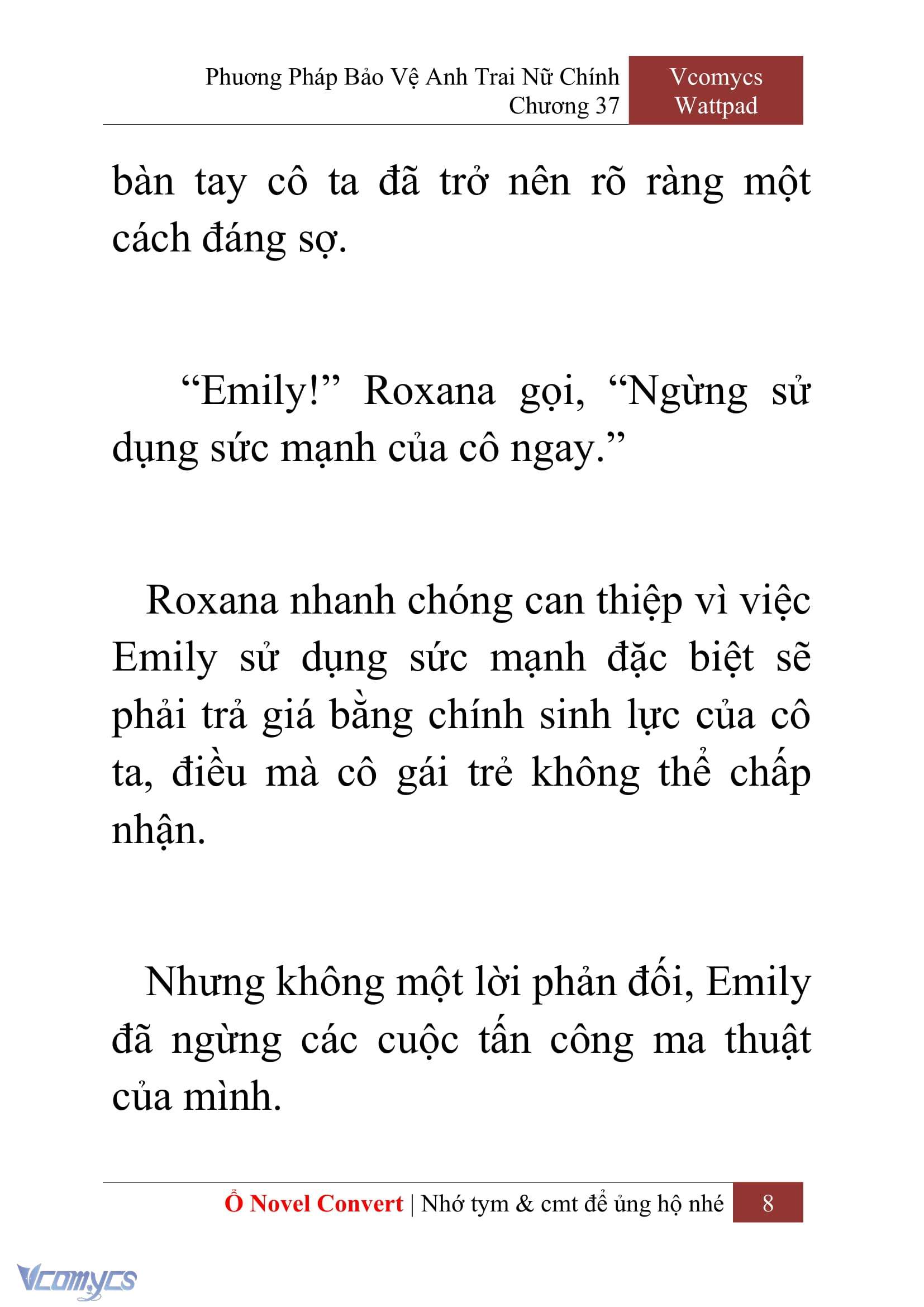 [Novel] Phương Pháp Bảo Vệ Anh Trai Nữ Chính Chap 37 - Trang 2