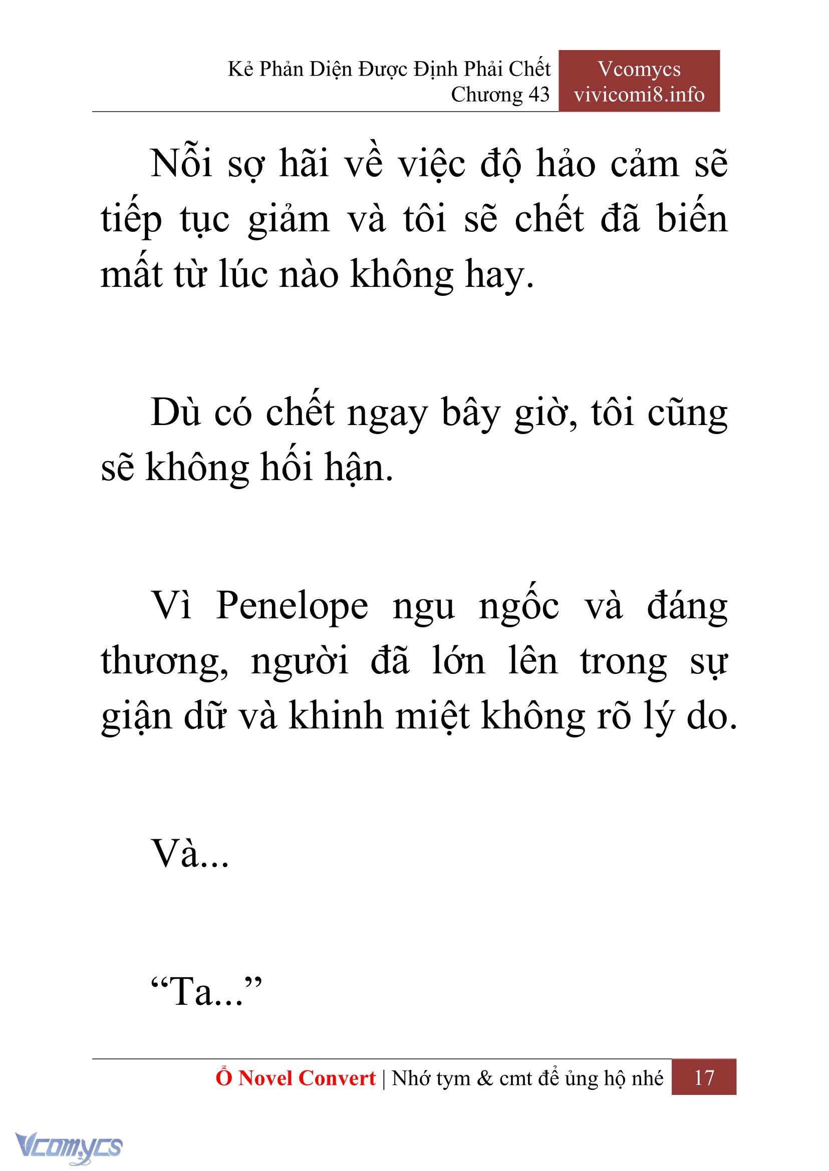 [Novel] Kẻ Phản Diện Được Định Phải Chết Chap 43 - Trang 2