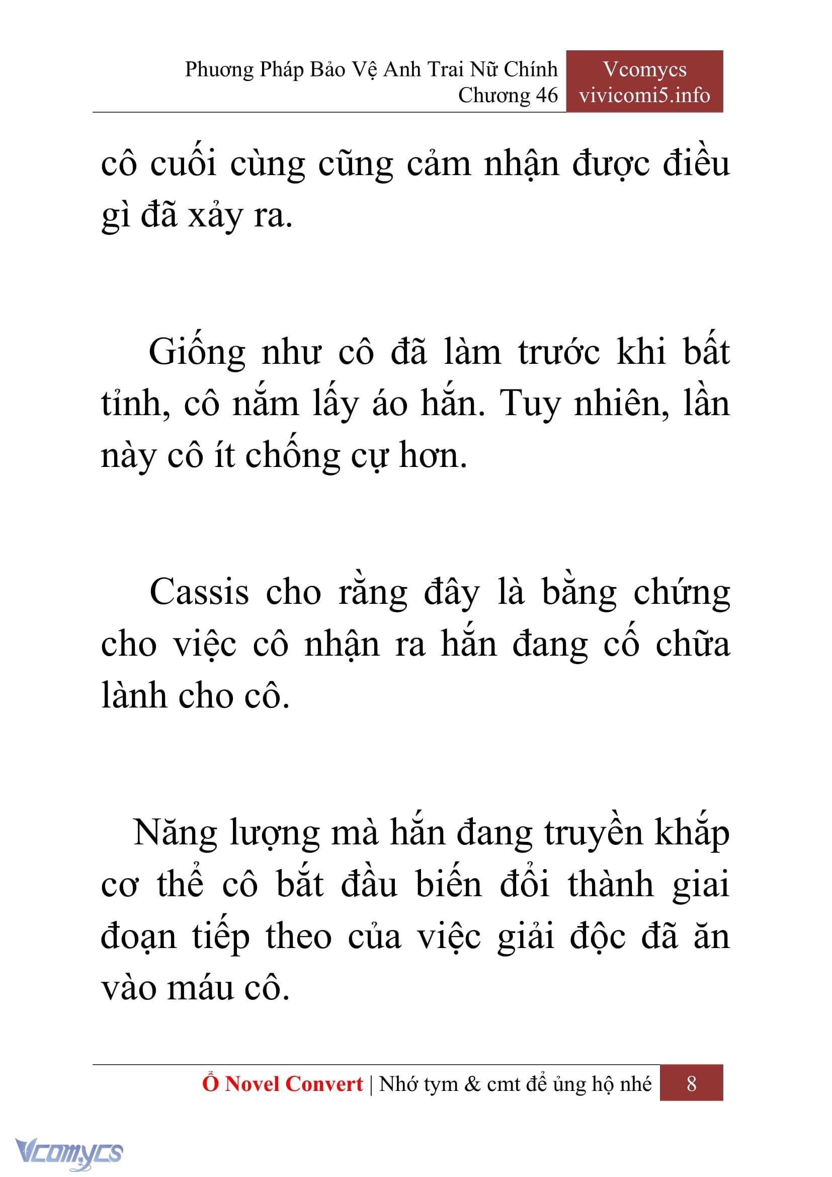 [Novel] Phương Pháp Bảo Vệ Anh Trai Nữ Chính Chap 46 - Trang 2