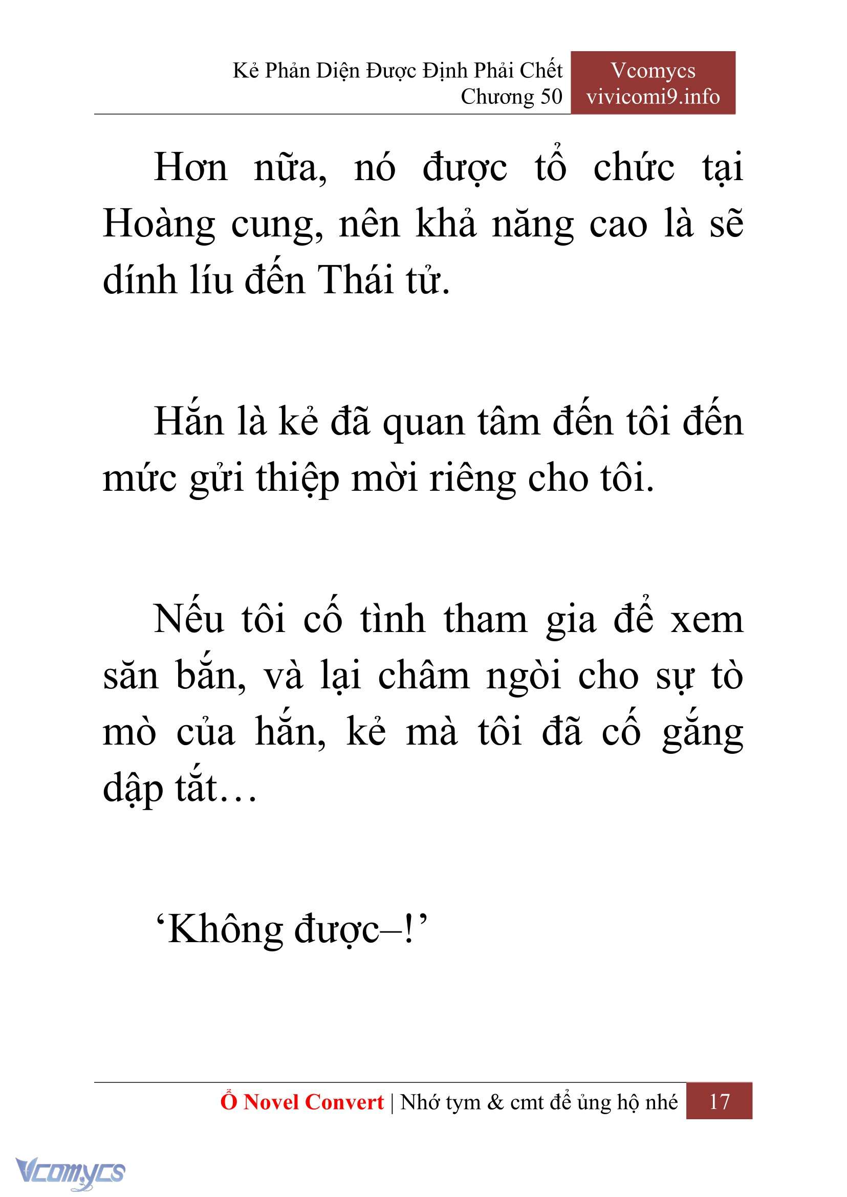 [Novel] Kẻ Phản Diện Được Định Phải Chết Chap 50 - Trang 2