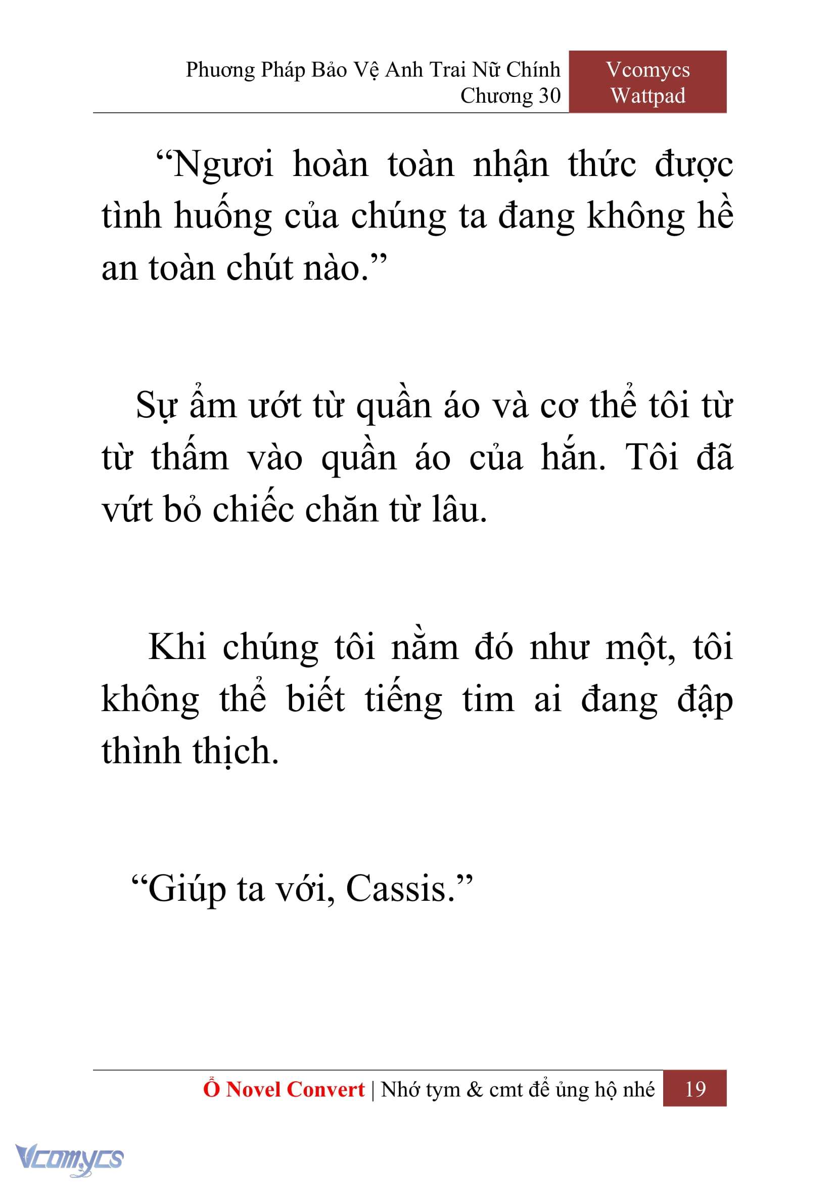 [Novel] Phương Pháp Bảo Vệ Anh Trai Nữ Chính Chap 30 - Trang 2