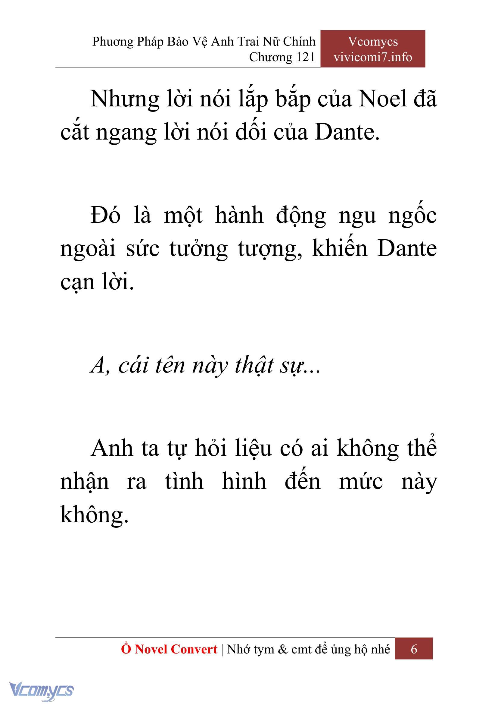 [Novel] Phương Pháp Bảo Vệ Anh Trai Nữ Chính Chap 121 - Trang 2