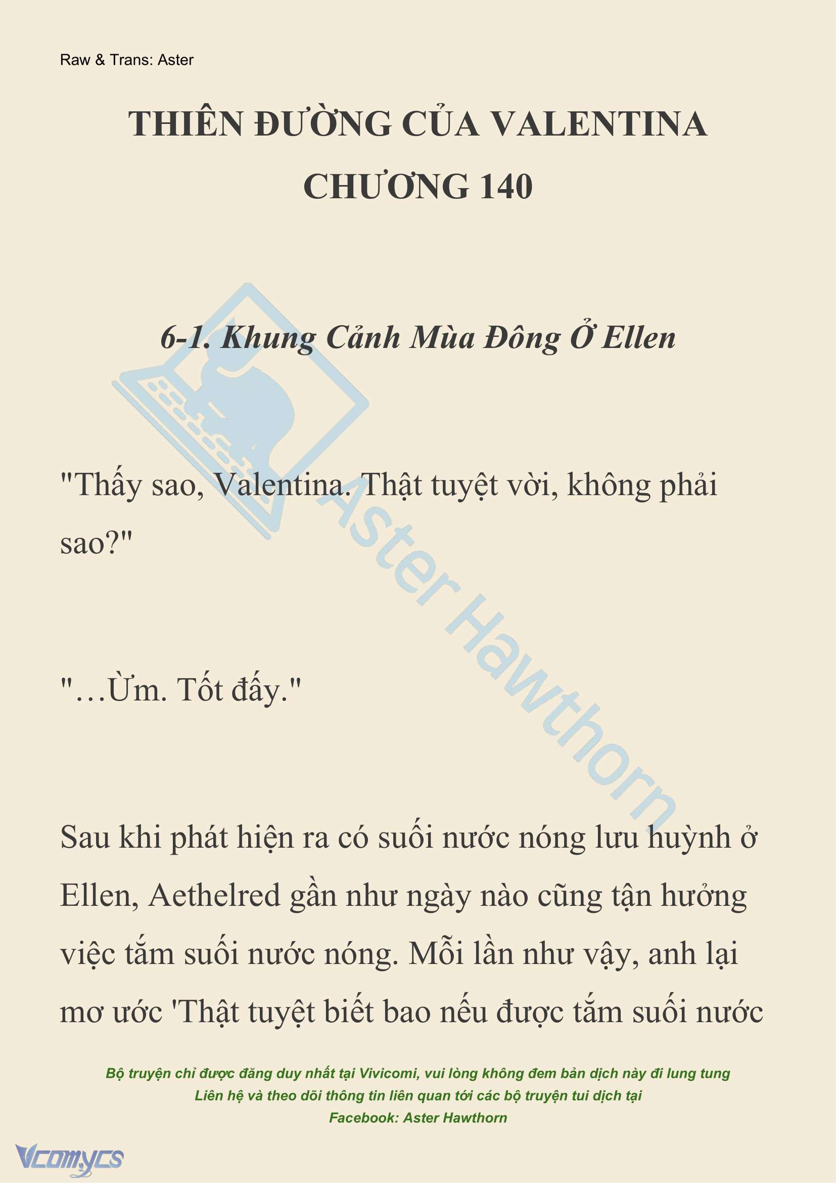[NOVEL] Thiên Đường Của Valentina Chap 140 - Trang 2