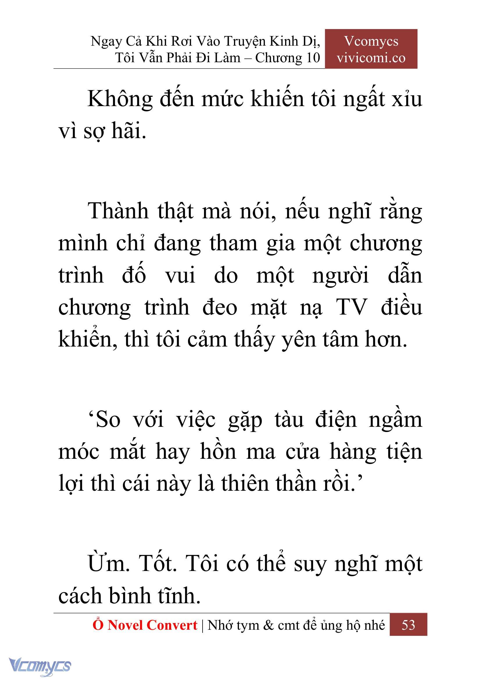 [Novel] Ngay Cả Khi Rơi Vào Truyện Kinh Dị, Tôi Vẫn Phải Đi Làm Chap 10 - Trang 2
