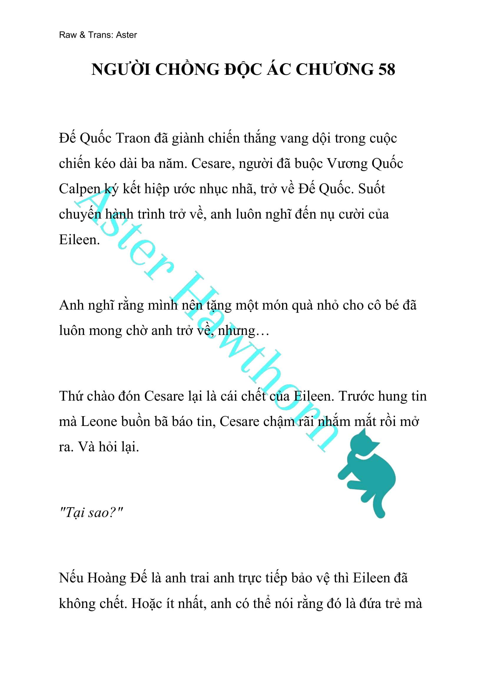 [NOVEL] Người Chồng Độc Ác Chap 58 - Trang 2