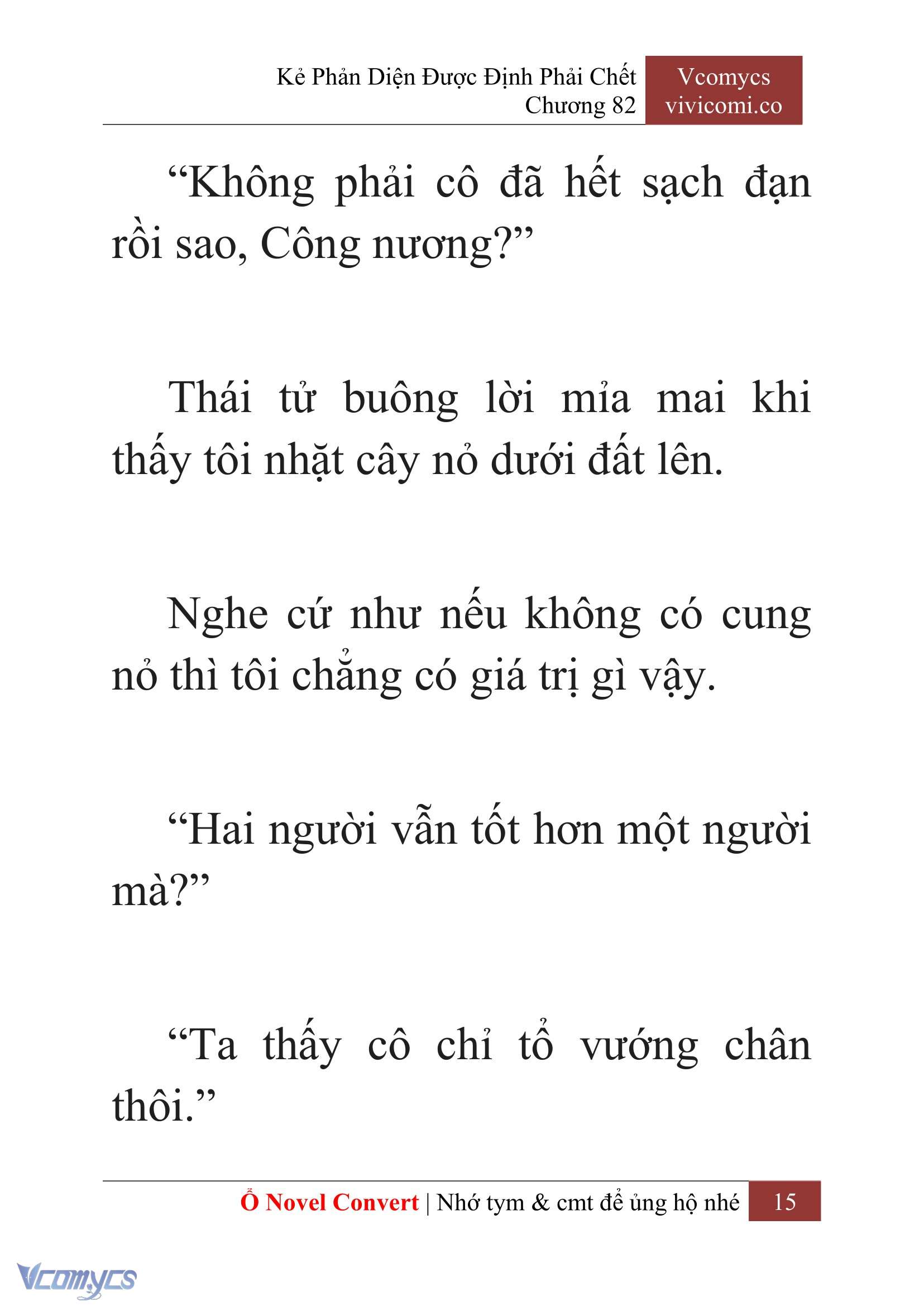 [Novel] Kẻ Phản Diện Được Định Phải Chết Chap 82 - Next Chap 83
