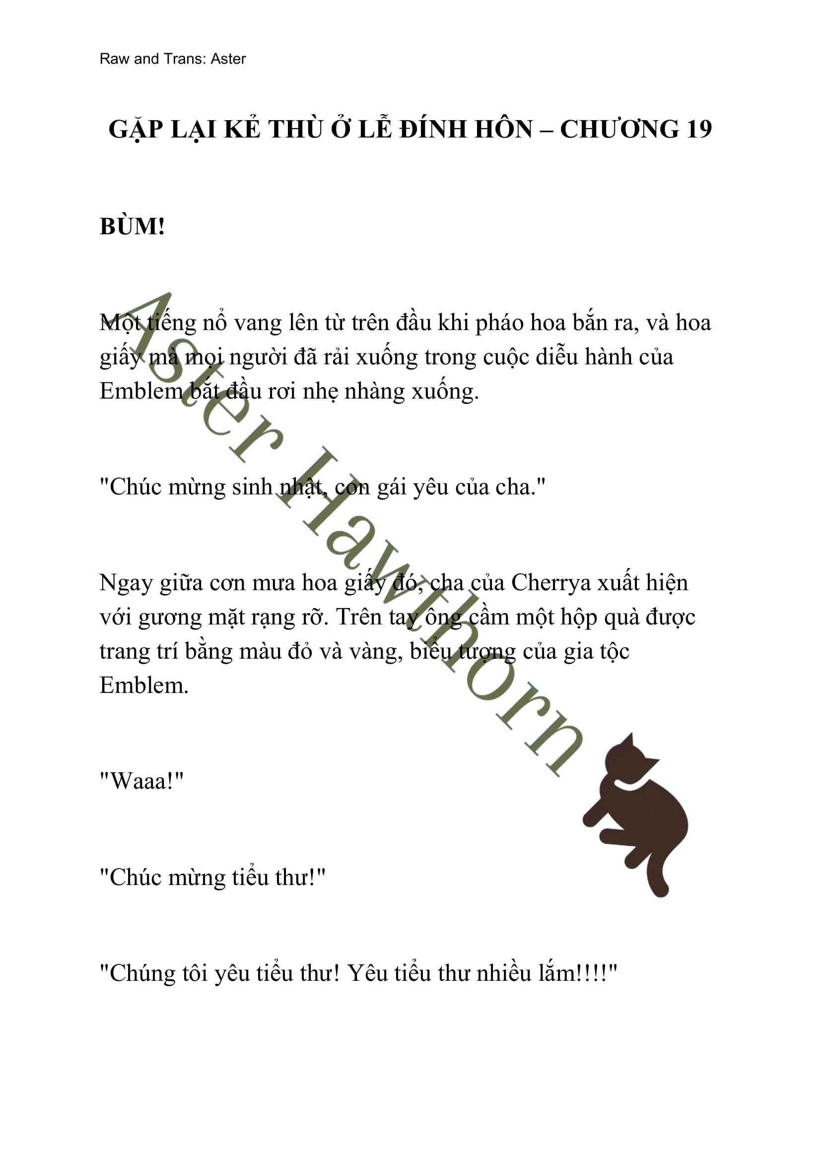 [NOVEL] Gặp Lại Kẻ Thù Ở Lễ Đính Hôn Chap 19 - Trang 2