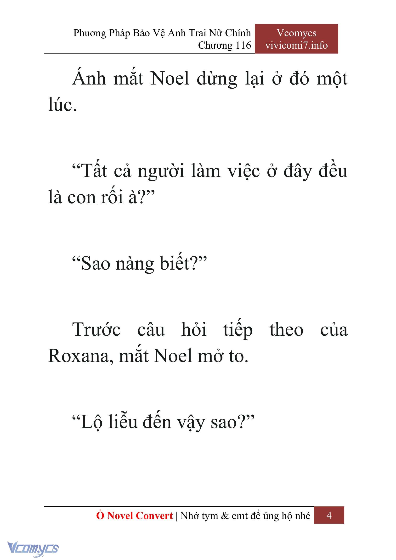 [Novel] Phương Pháp Bảo Vệ Anh Trai Nữ Chính Chap 116 - Trang 2