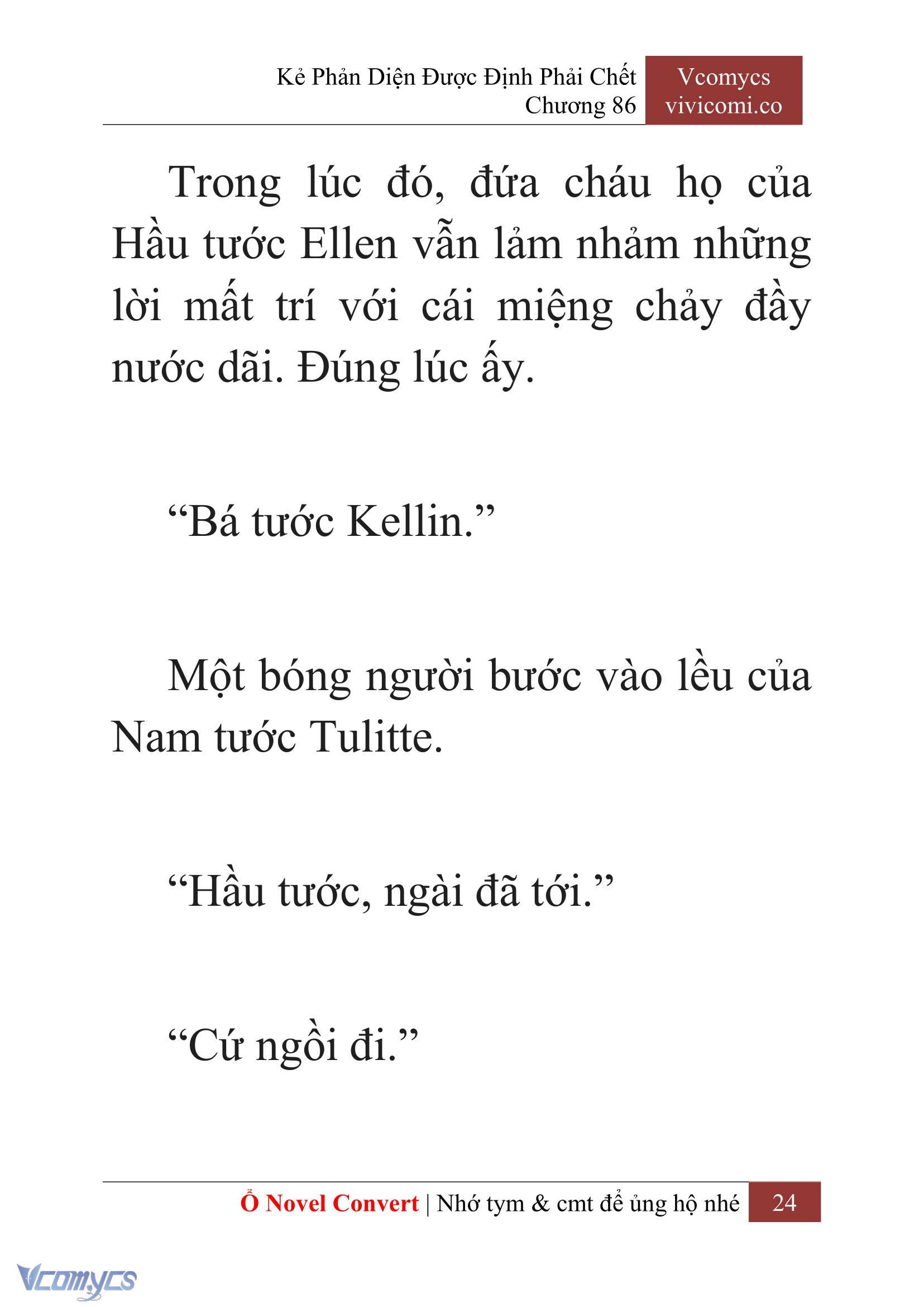 [Novel] Kẻ Phản Diện Được Định Phải Chết Chap 86 - Trang 2