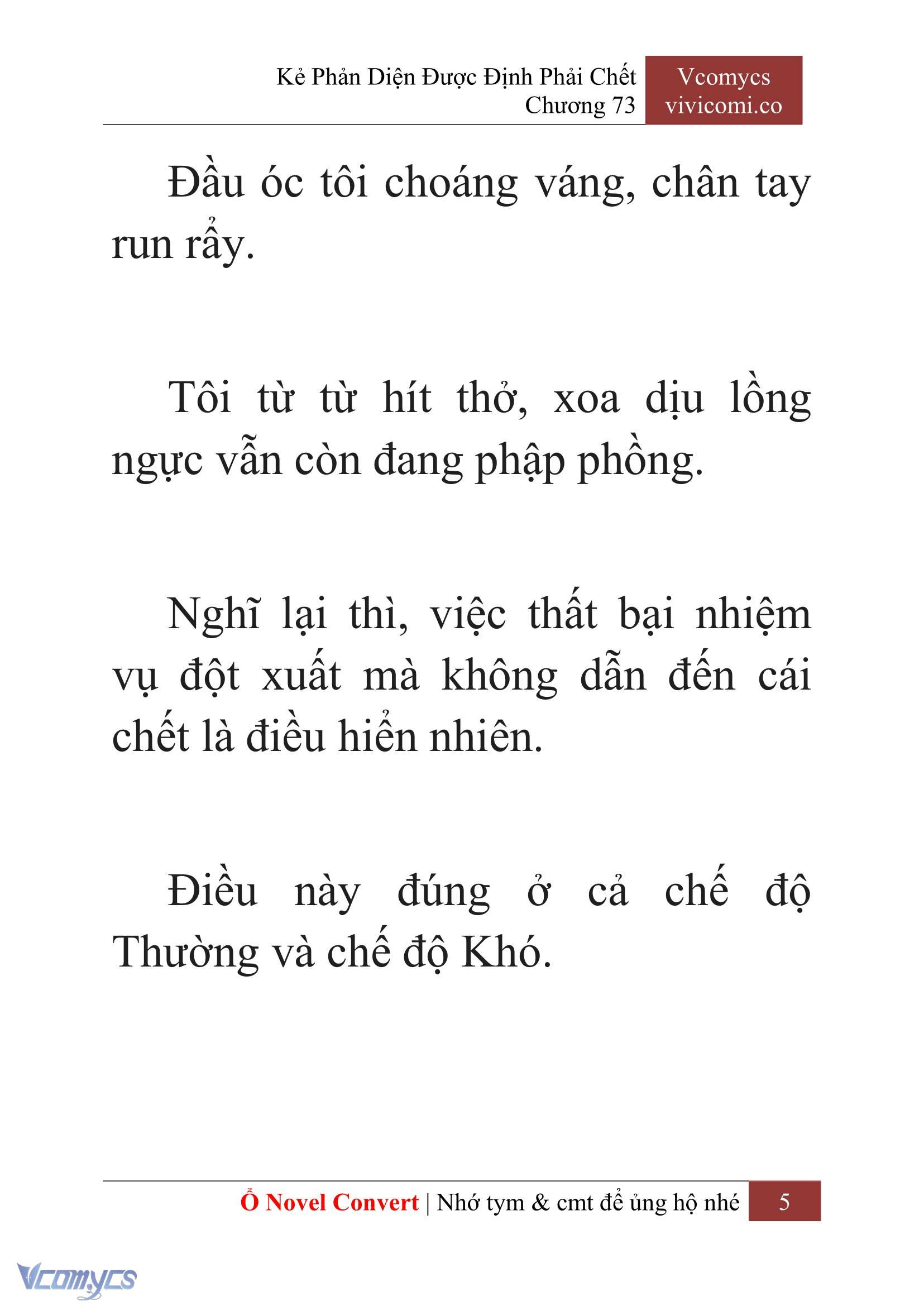 [Novel] Kẻ Phản Diện Được Định Phải Chết Chap 73 - Next Chap 74