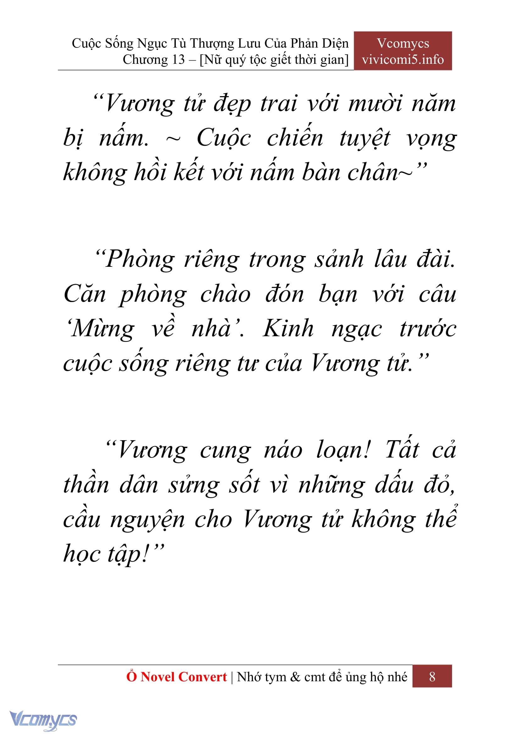 [Novel] Cuộc Sống Ngục Tù Thượng Lưu Của Nhân Vật Phản Diện Chap 13 - Trang 2