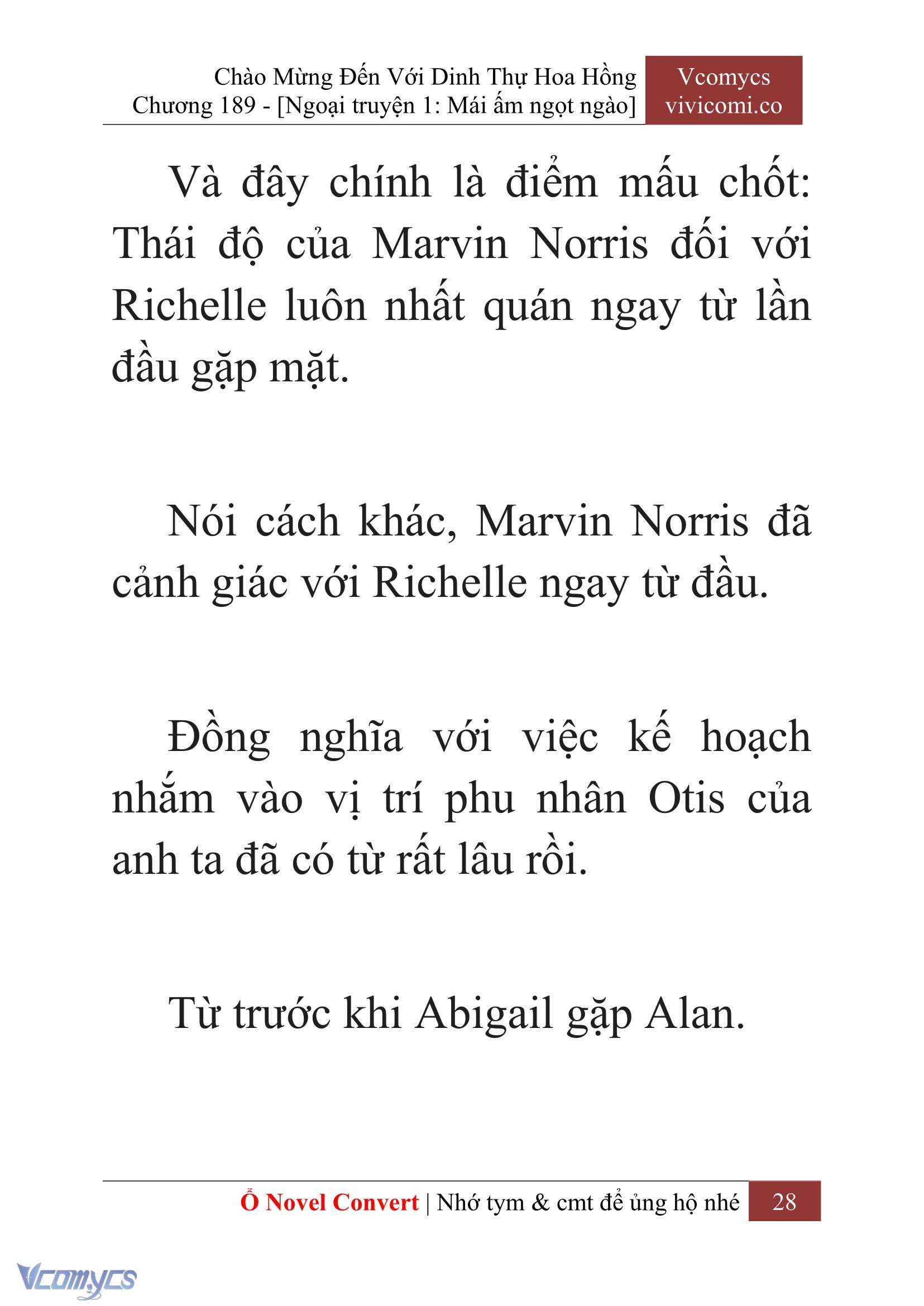 [Novel] Chào Mừng Đến Với Dinh Thự Hoa Hồng Chap 189 - Trang 2