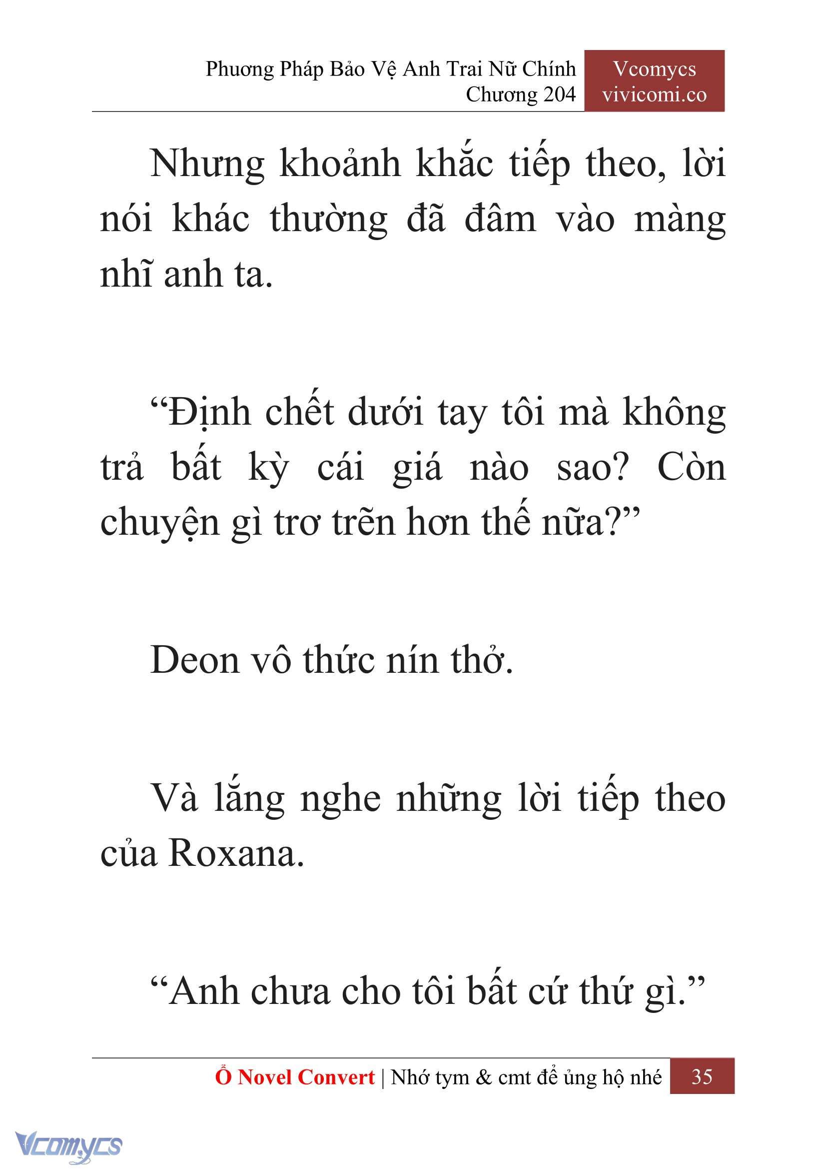 [Novel] Phương Pháp Bảo Vệ Anh Trai Nữ Chính Chap 204 - Trang 2