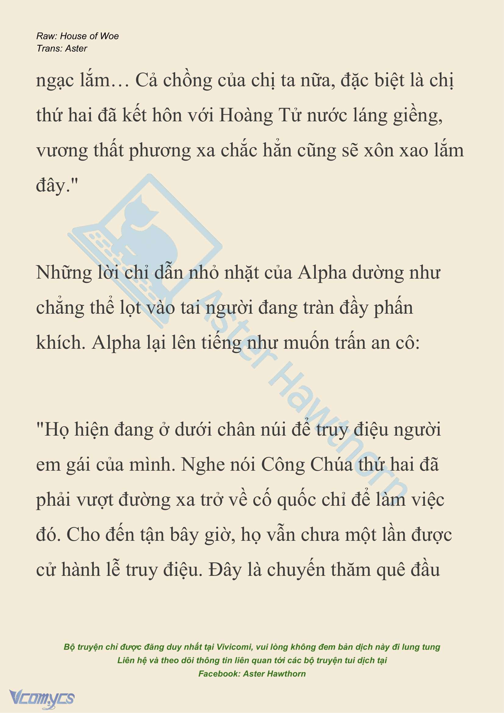 [NOVEL] Dành Cho Các Nữ Thần: Dành cho Psyche Chap 30 - Next 