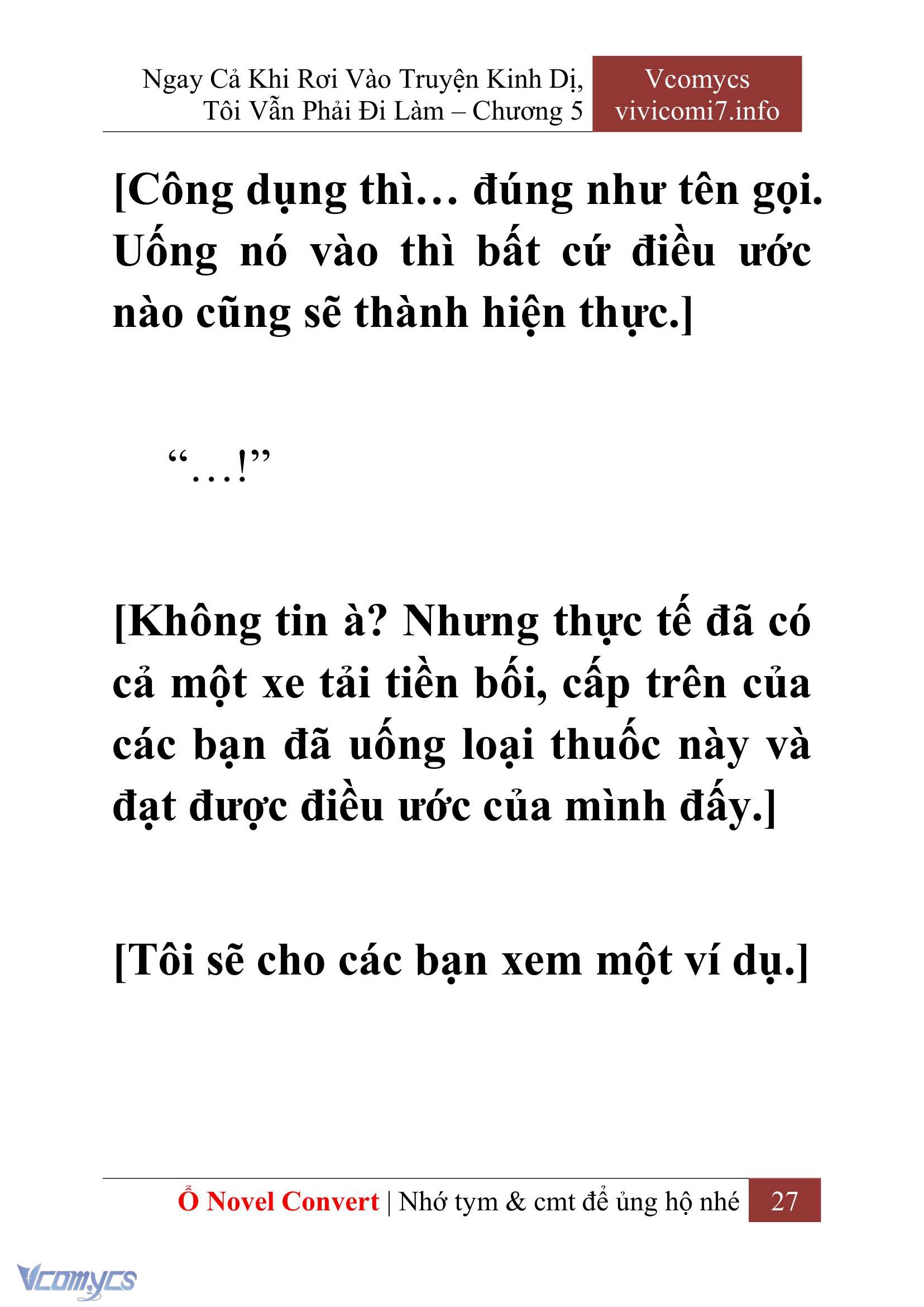 [Novel] Ngay Cả Khi Rơi Vào Truyện Kinh Dị, Tôi Vẫn Phải Đi Làm Chap 5 - Trang 2