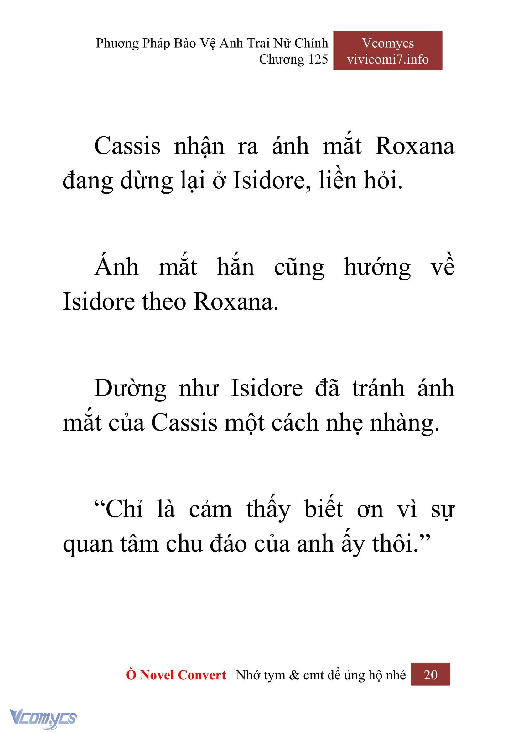 [Novel] Phương Pháp Bảo Vệ Anh Trai Nữ Chính Chap 125 - Trang 2