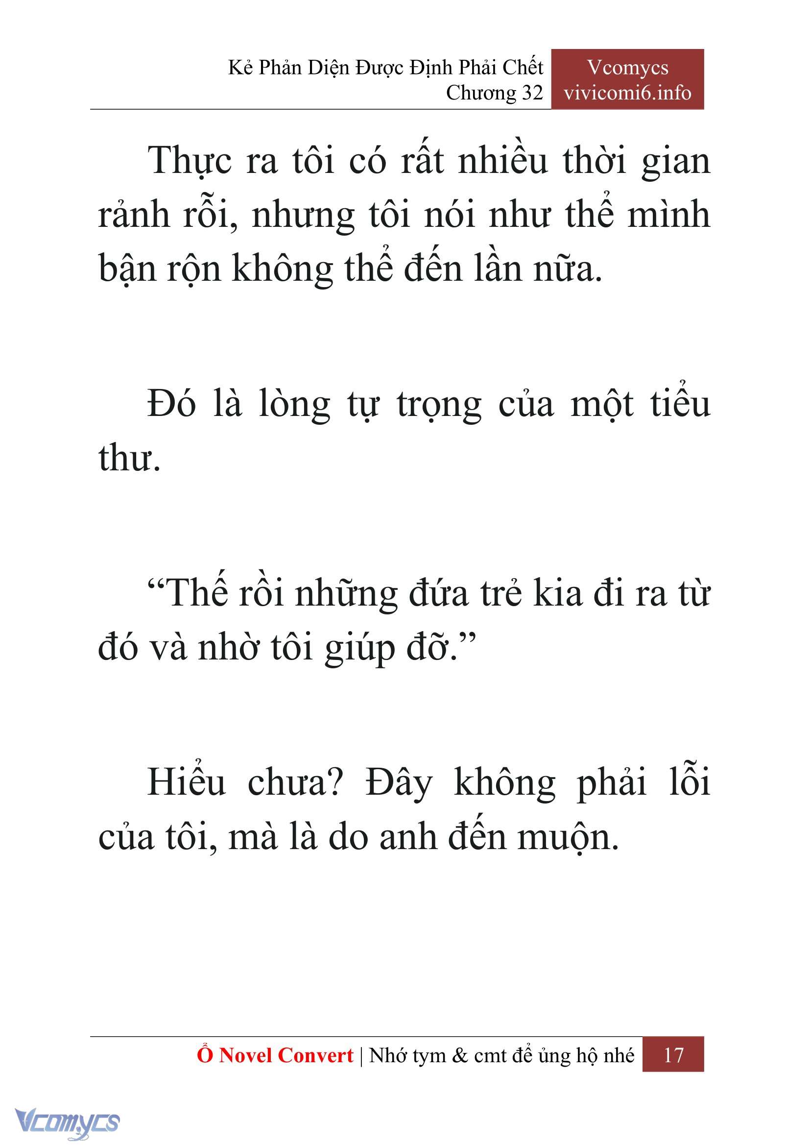 [Novel] Kẻ Phản Diện Được Định Phải Chết Chap 32 - Trang 2