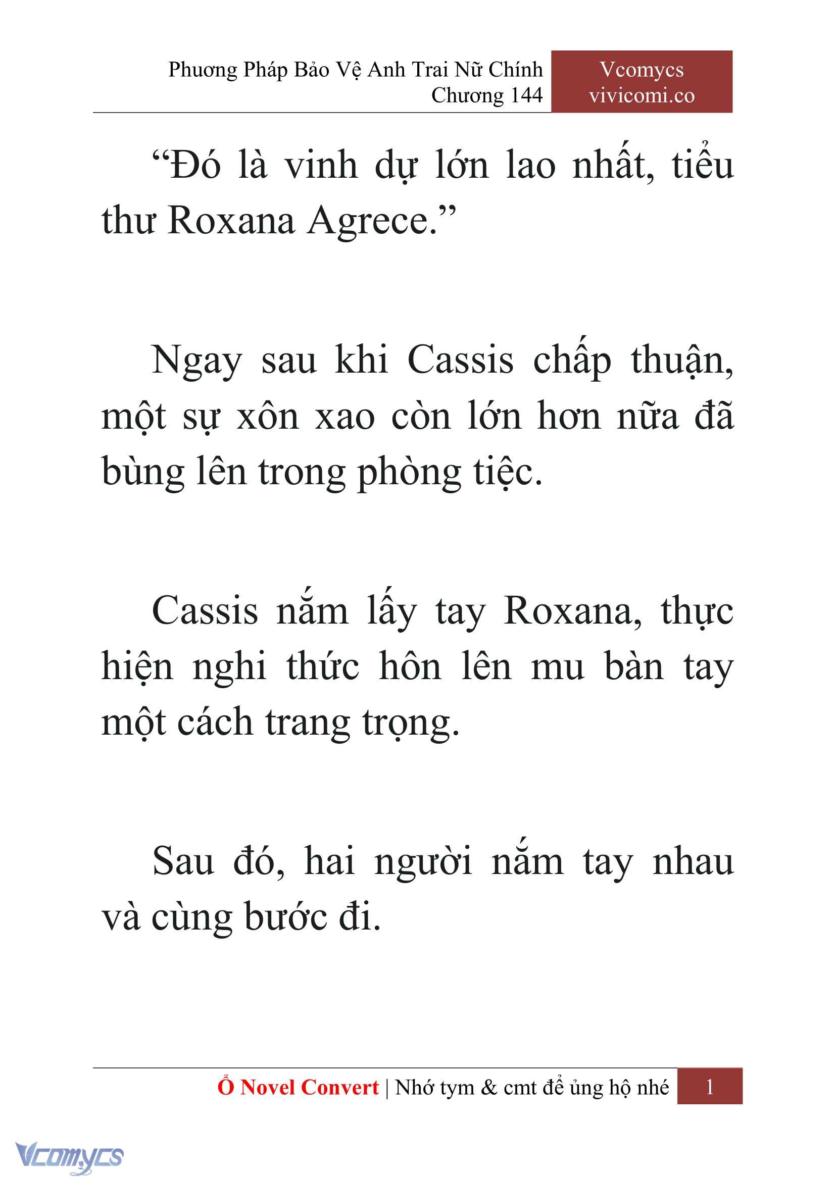 [Novel] Phương Pháp Bảo Vệ Anh Trai Nữ Chính Chap 144 - Trang 2