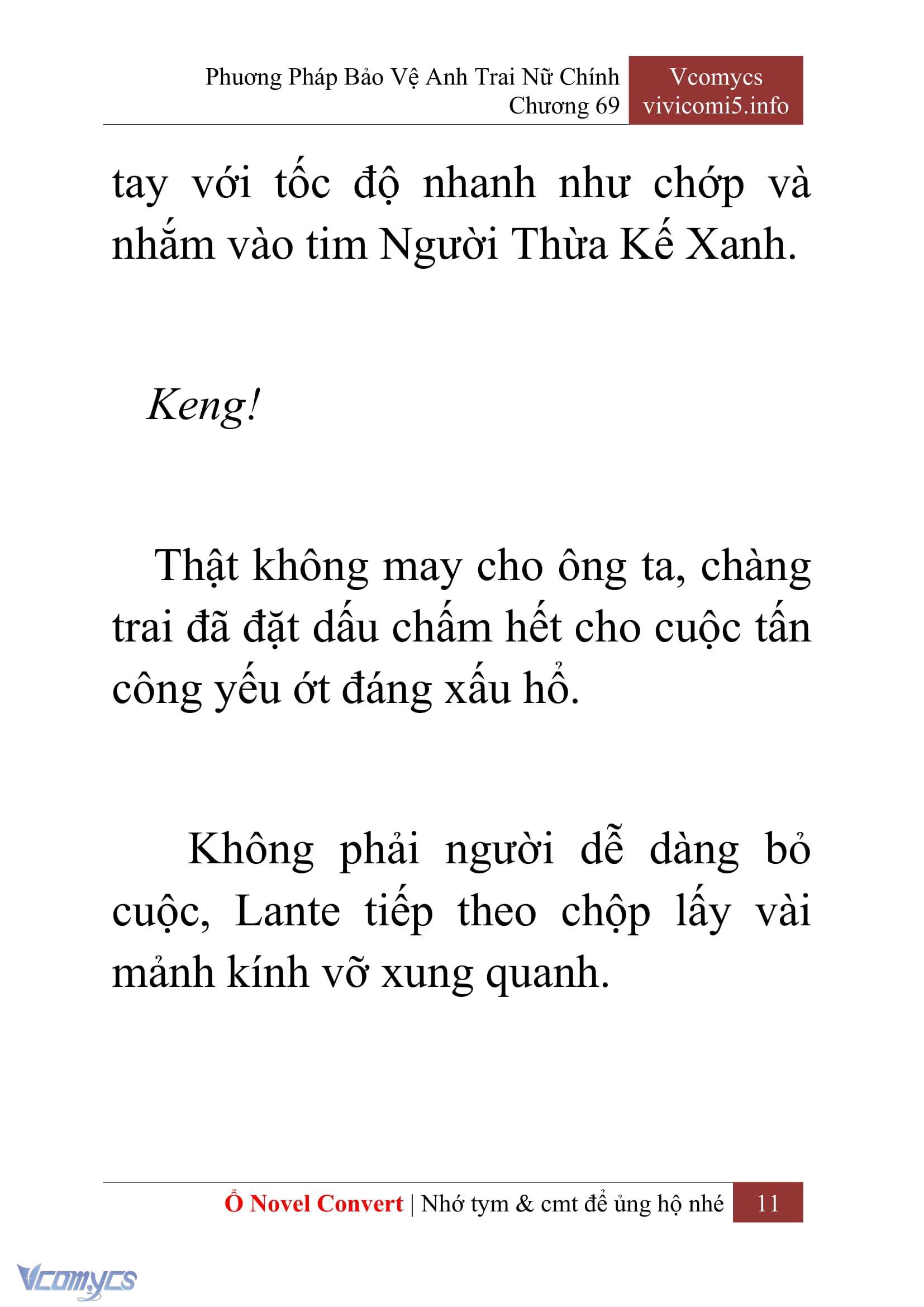 [Novel] Phương Pháp Bảo Vệ Anh Trai Nữ Chính Chap 69 - Trang 2