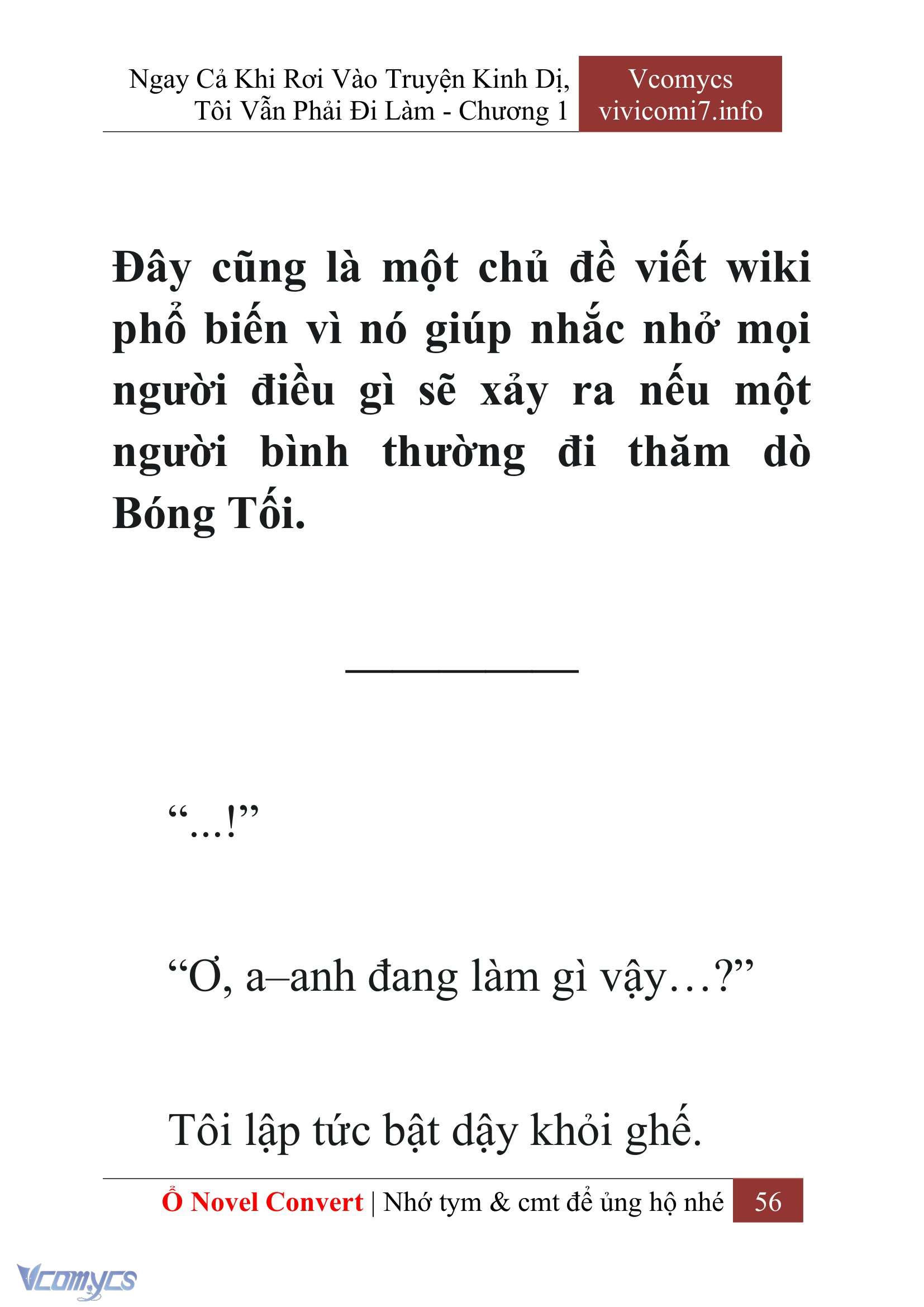 [Novel] Ngay Cả Khi Rơi Vào Truyện Kinh Dị, Tôi Vẫn Phải Đi Làm Chap 1 - Trang 2