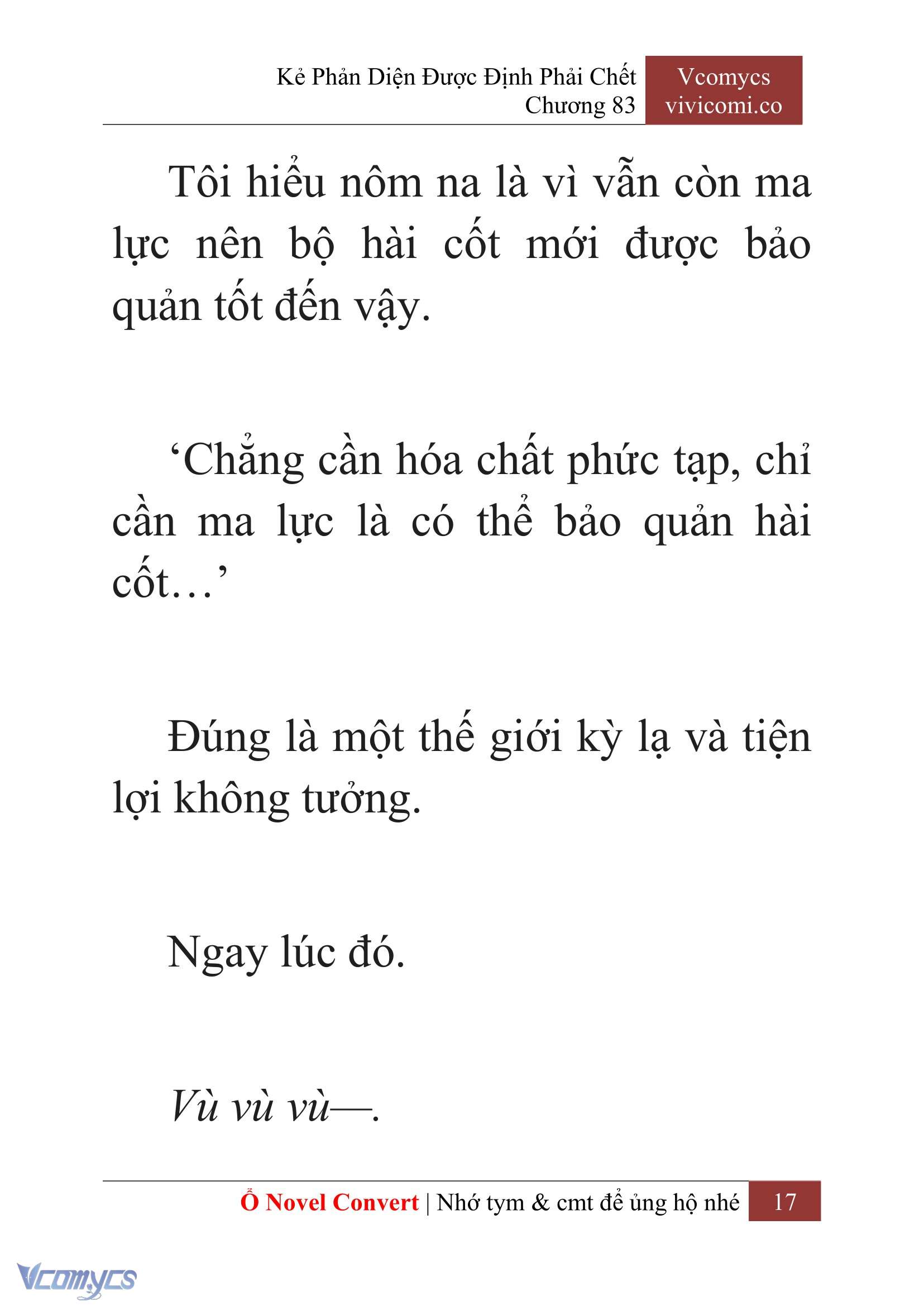 [Novel] Kẻ Phản Diện Được Định Phải Chết Chap 83 - Trang 2