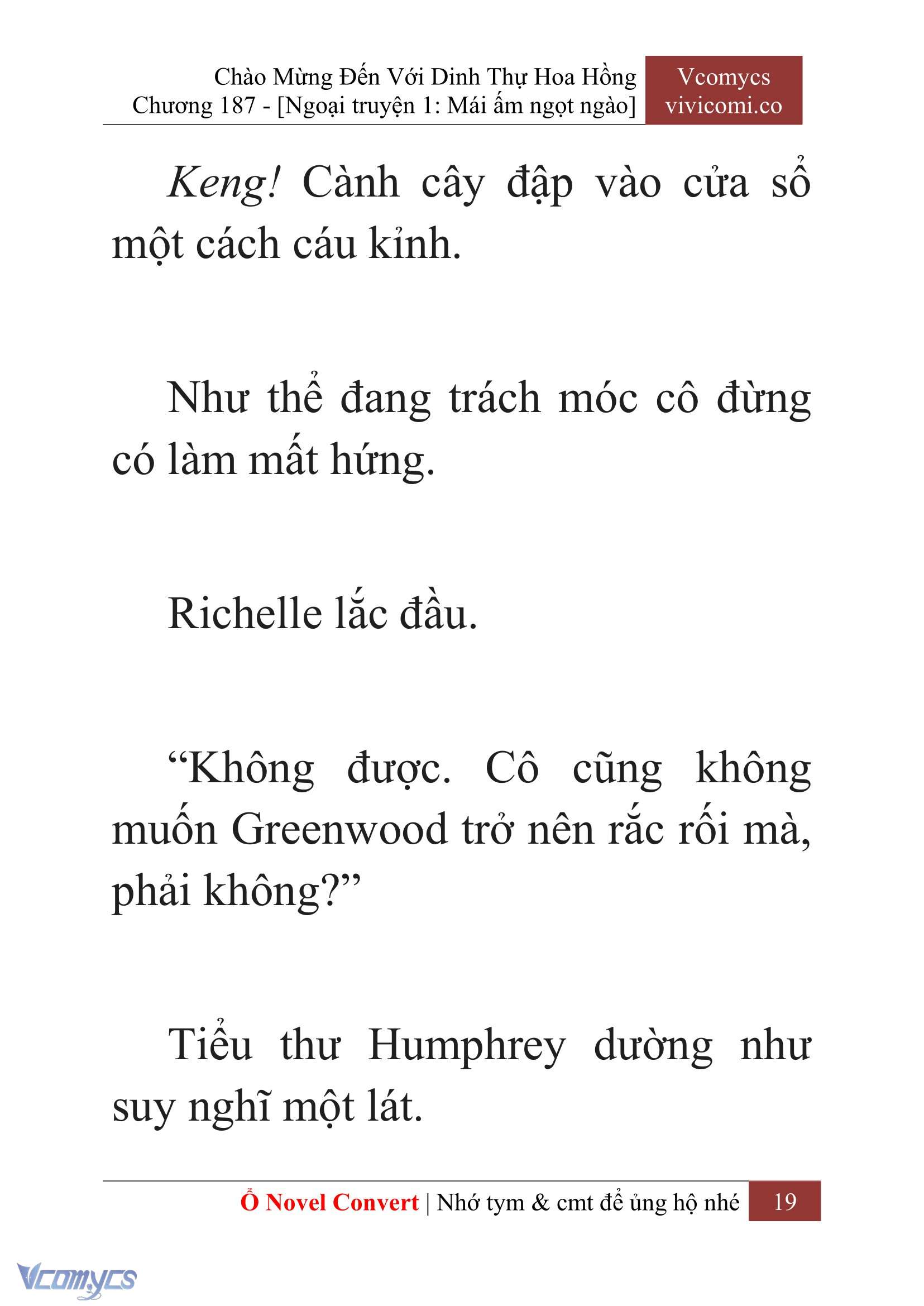 [Novel] Chào Mừng Đến Với Dinh Thự Hoa Hồng Chap 187 - Trang 2