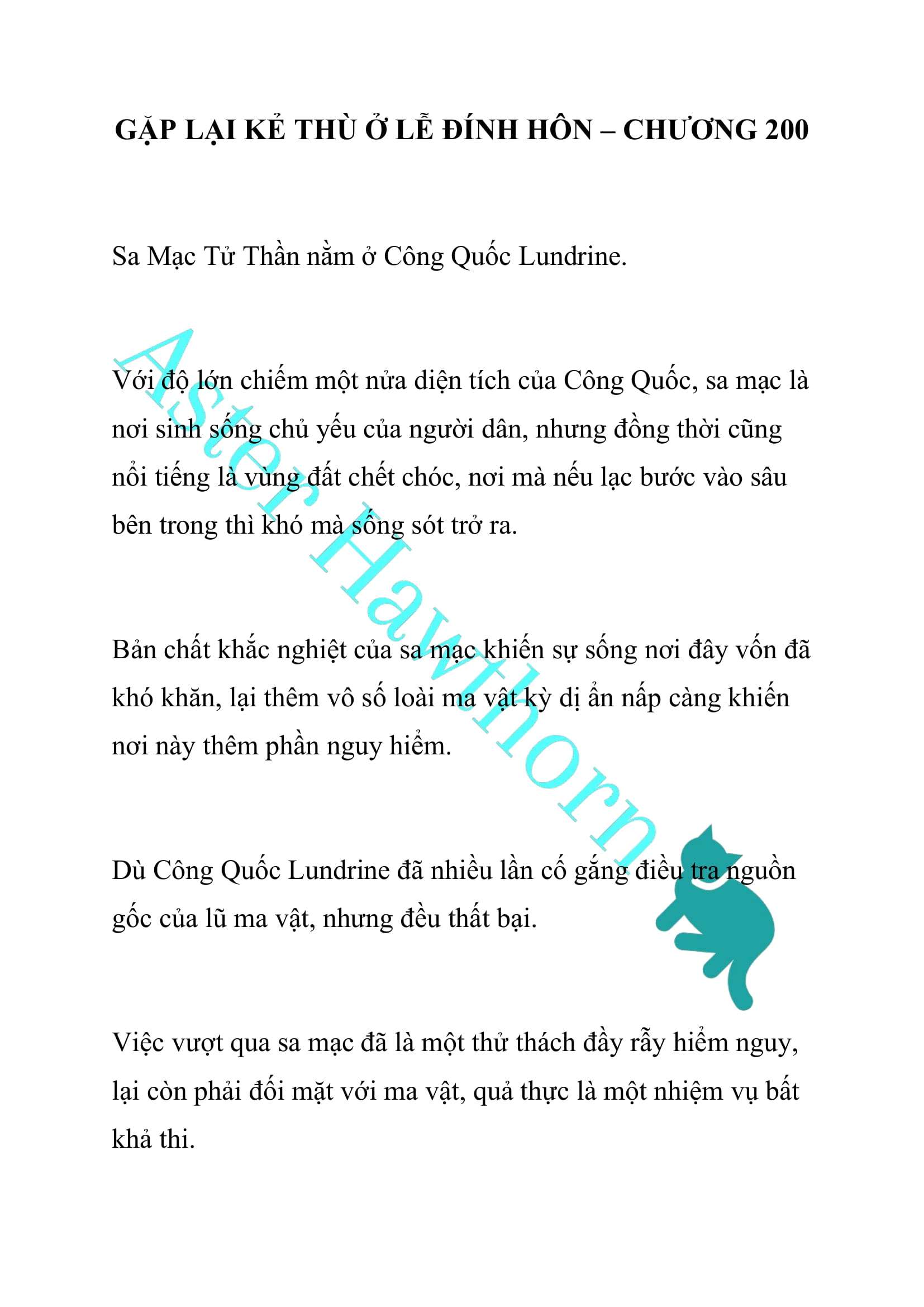 [NOVEL] Gặp Lại Kẻ Thù Ở Lễ Đính Hôn Chap 200 - Trang 2