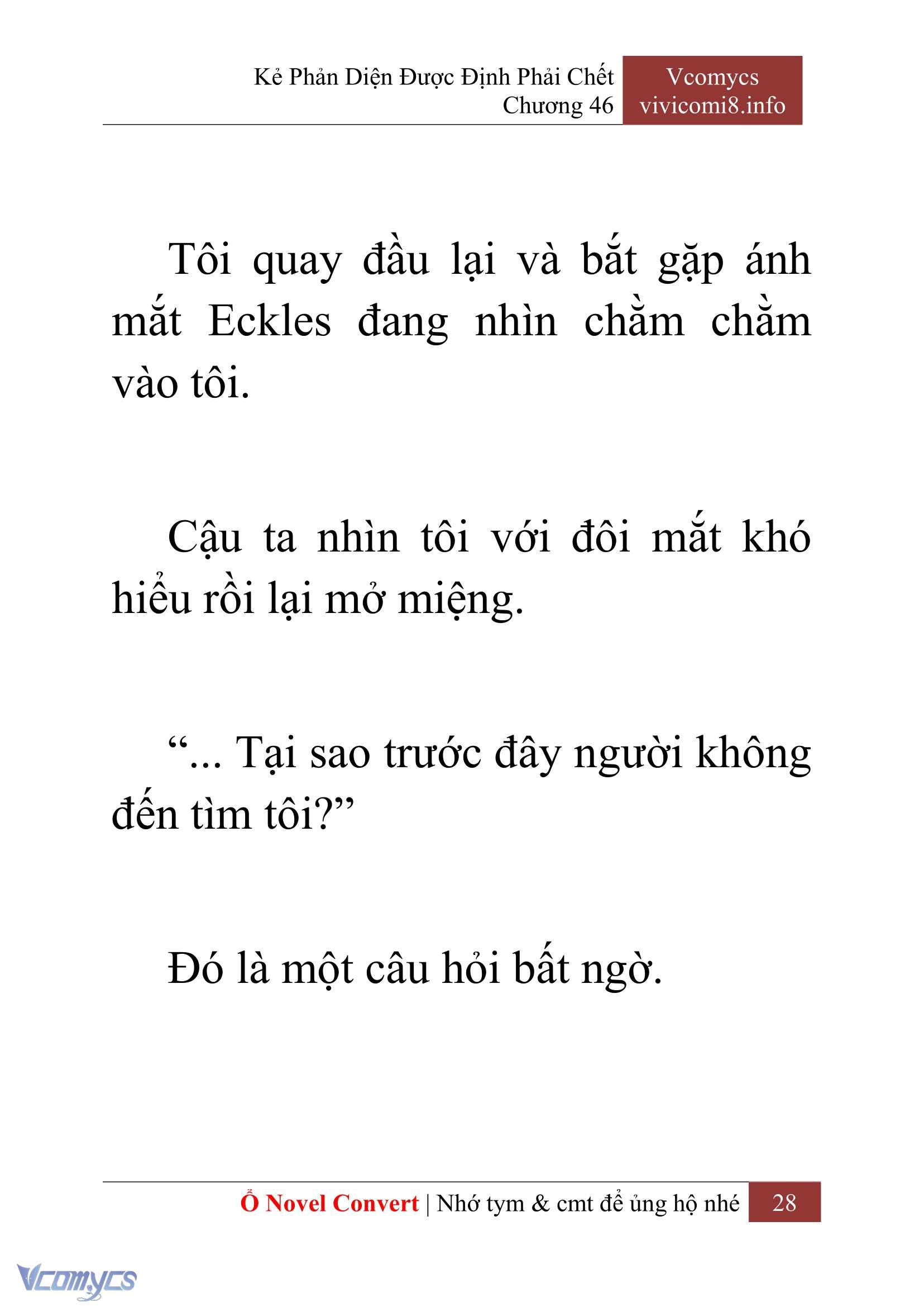 [Novel] Kẻ Phản Diện Được Định Phải Chết Chap 46 - Trang 2