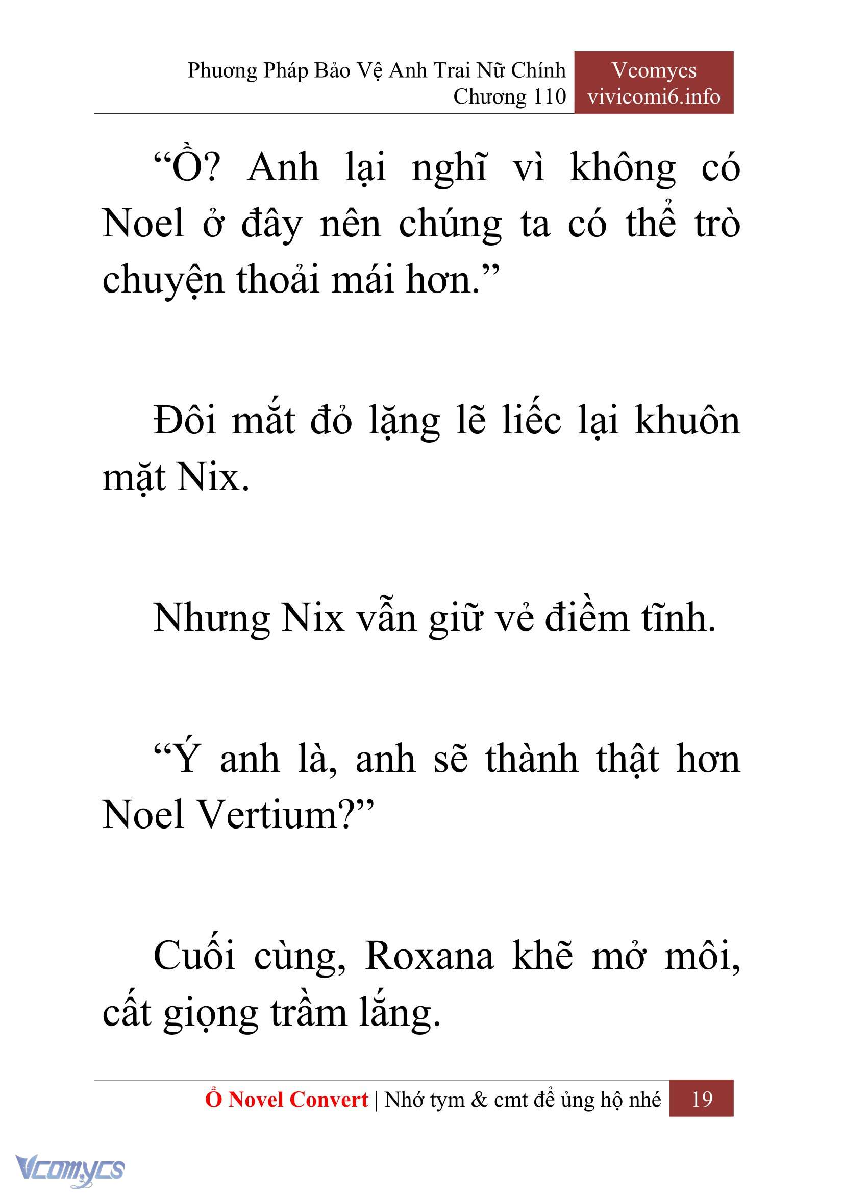 [Novel] Phương Pháp Bảo Vệ Anh Trai Nữ Chính Chap 110 - Trang 2