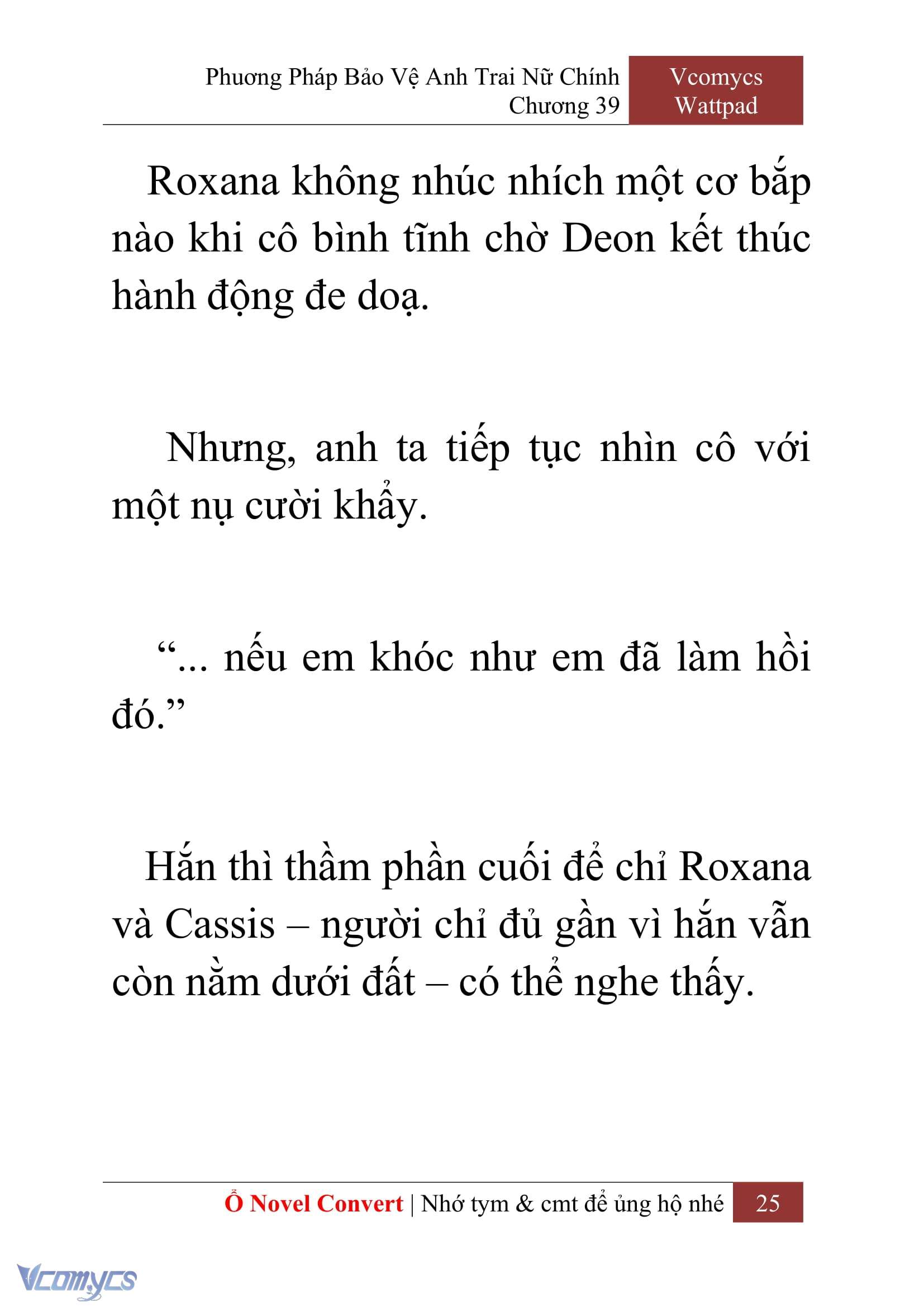 [Novel] Phương Pháp Bảo Vệ Anh Trai Nữ Chính Chap 39 - Trang 2